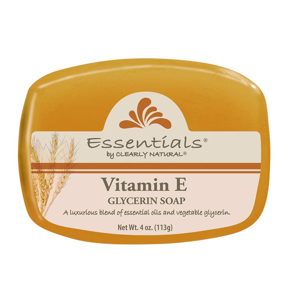 Glycerin Bar Soap Vitamin E 4 Ounce Pack of 12