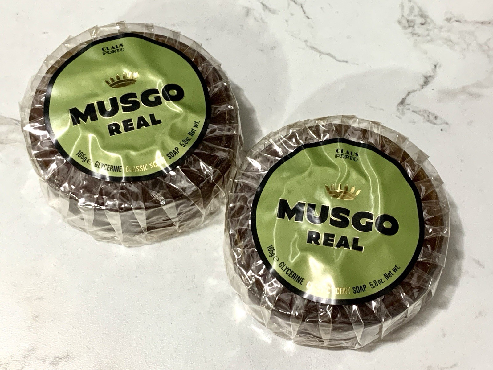 2X Musgo Real Men’s Glycerine Classic Scent Oil Soap 5.8 oz Sealed (#RR5)