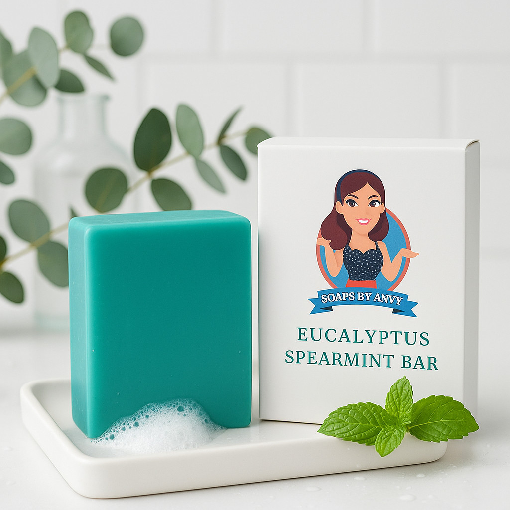 Handmade Soap – Natural Organic Eucalyptus Spearmint Bar
