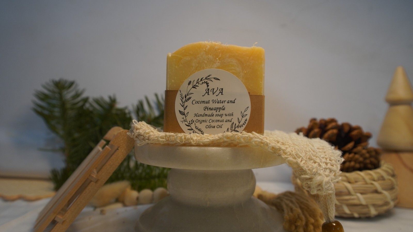 organic soap Coconut Water Pineapple