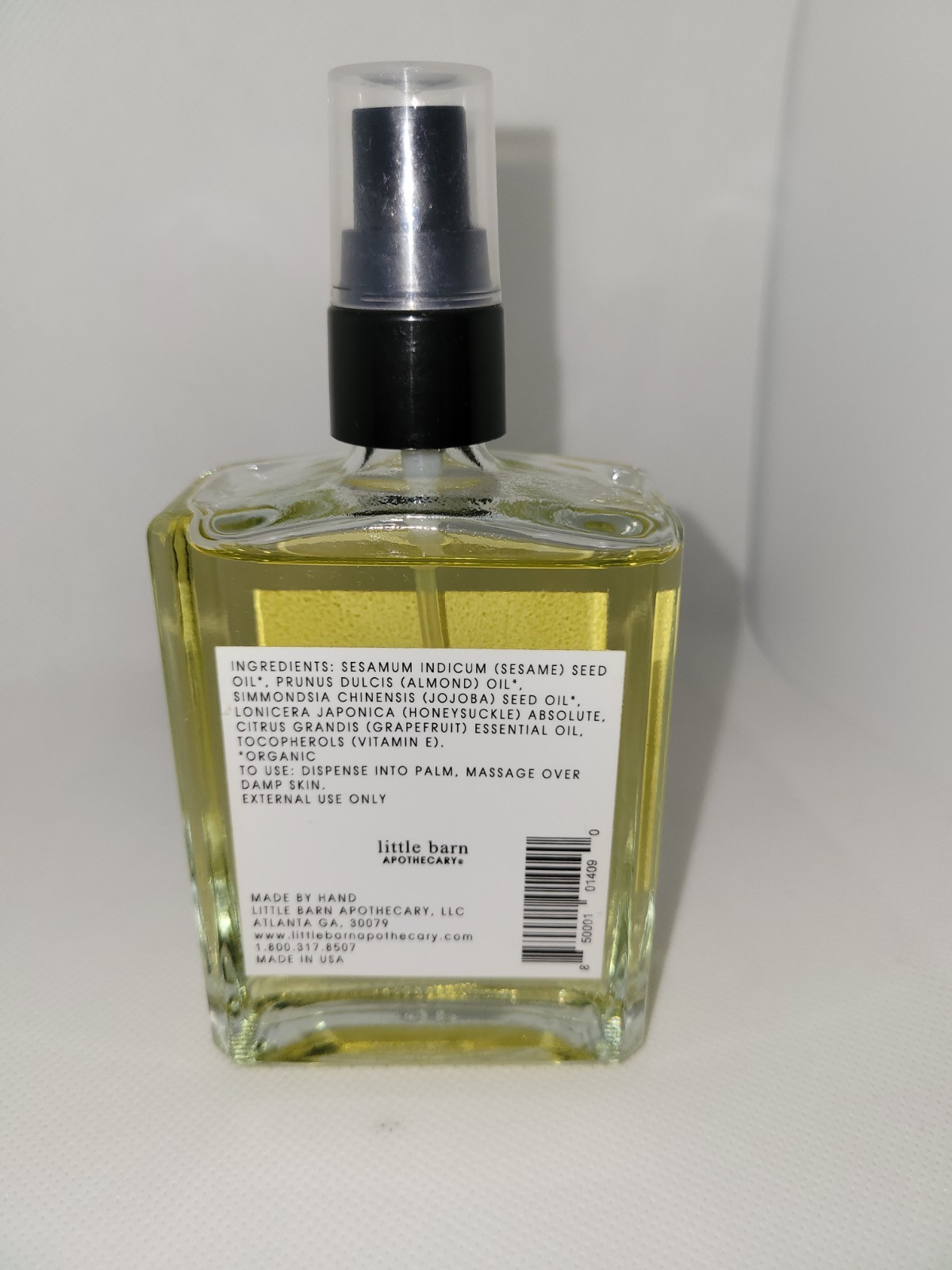 LITTLE BARN APOTHECARY ♡ Honeysuckle & Grapefruit Body Oil Skin Bath 4 oz New