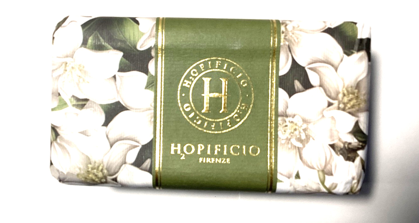 H2OPIFICIO Jasmine Triple Milled Soap – Made in Italy -lot of 2-Fast Shipping!