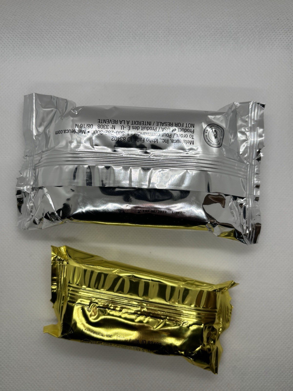 Melaleuca Body Bar Soap Multipack 4.5 oz The Platinum Bar & The Gold Bar is 1.5