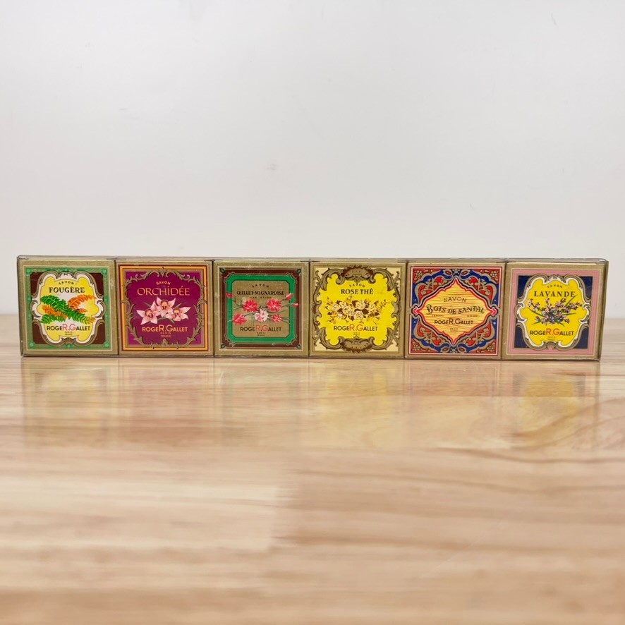 NEW Roger & Gallet Paris Set of 6 Bars Fragrant Perfumed Guest Soap .9oz Sealed