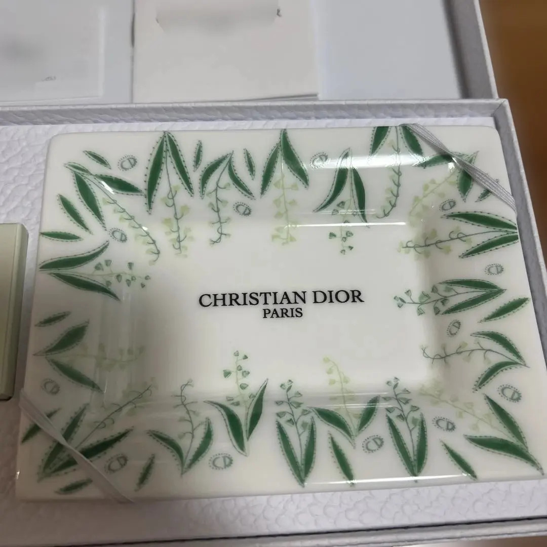 Christian Dior Lucky soap Platinum member Limited Soap Dish Tray Plate With Box
