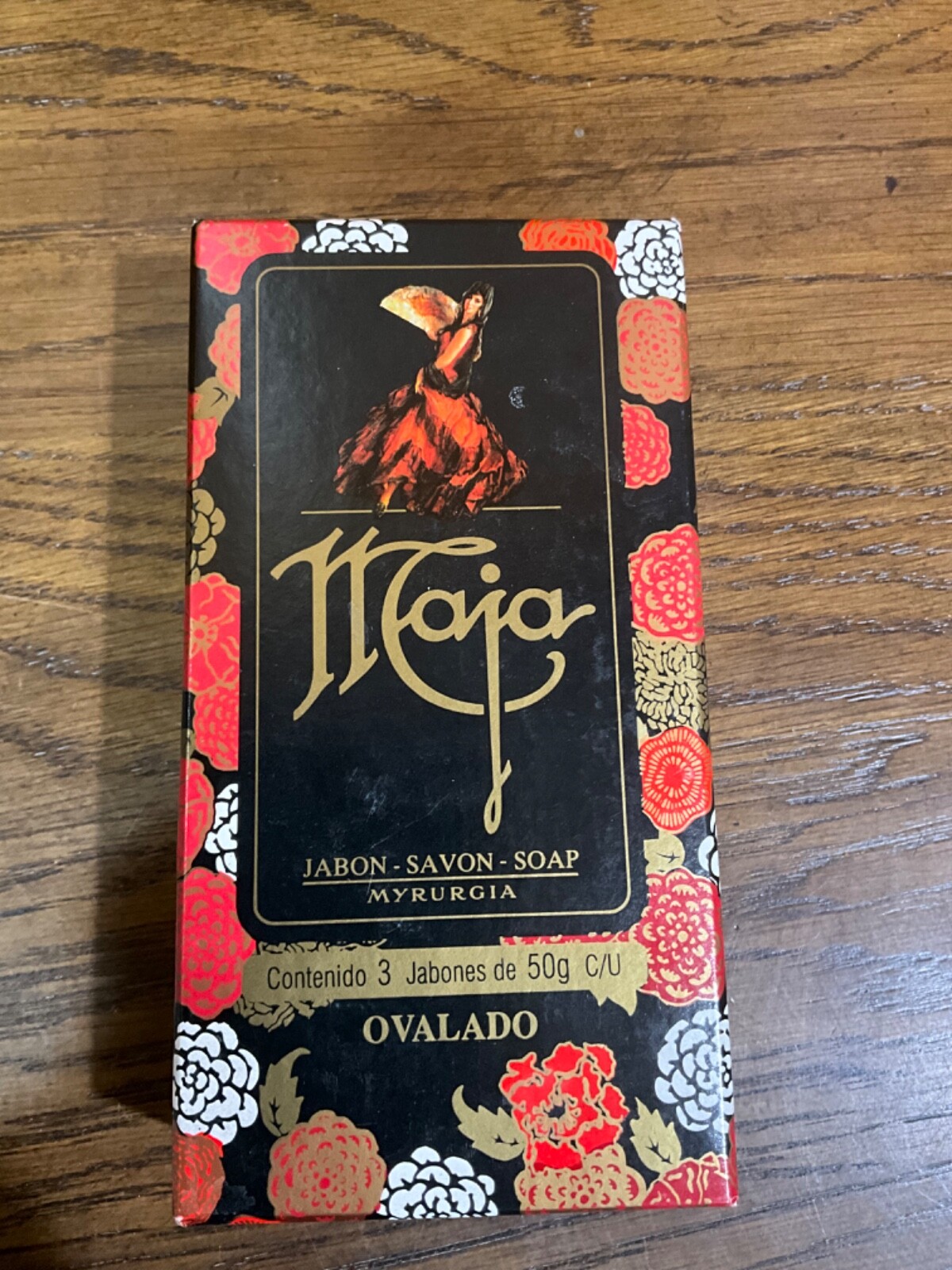 3 New Vintage MAJA Jabón Savon Soap by Myrurgia 3 pack 1.764 oz each total 50g
