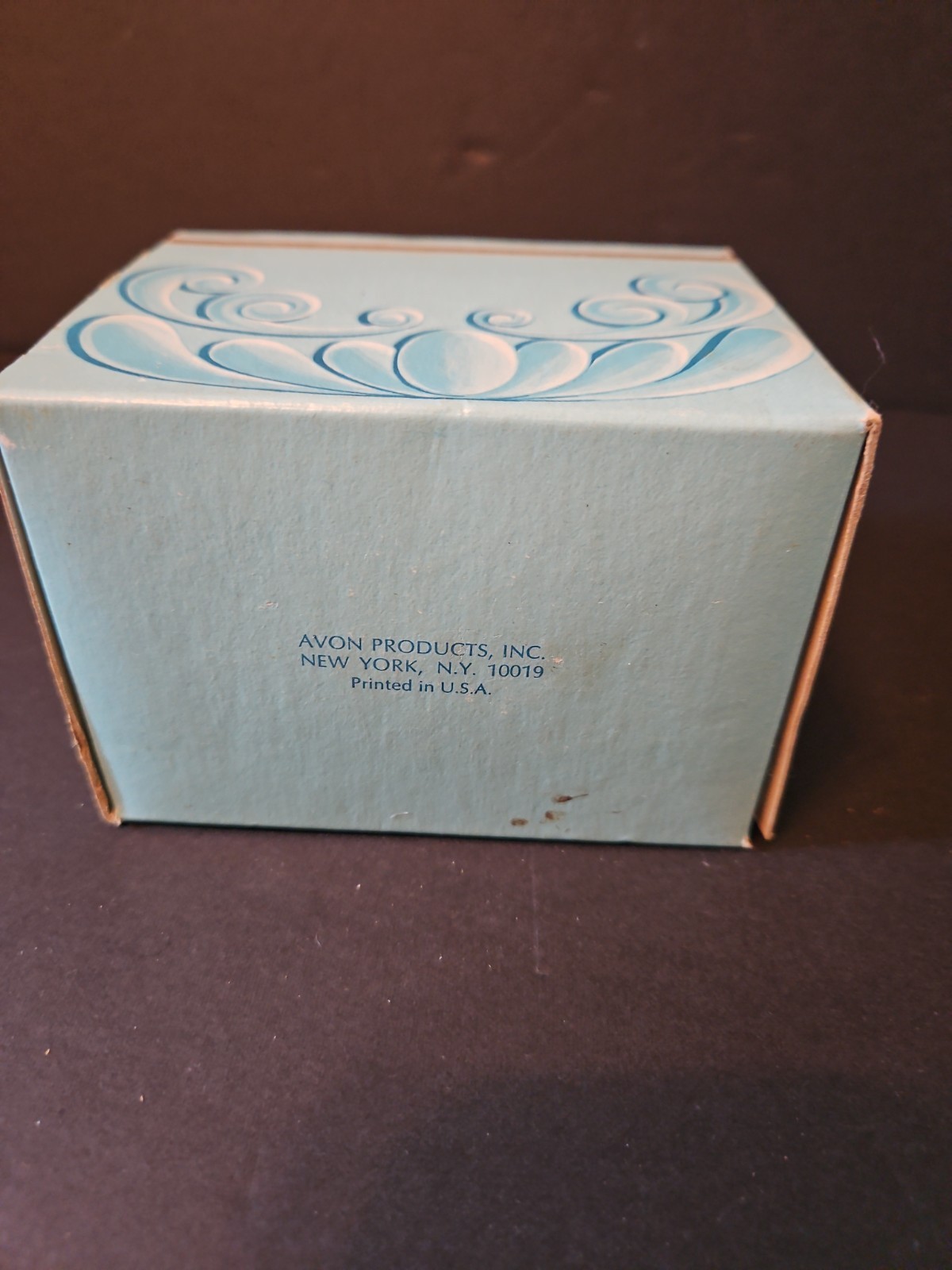 Vintage Avon Bristol Blue Collection Soap Dish & Imperial Garden Fragranced soap