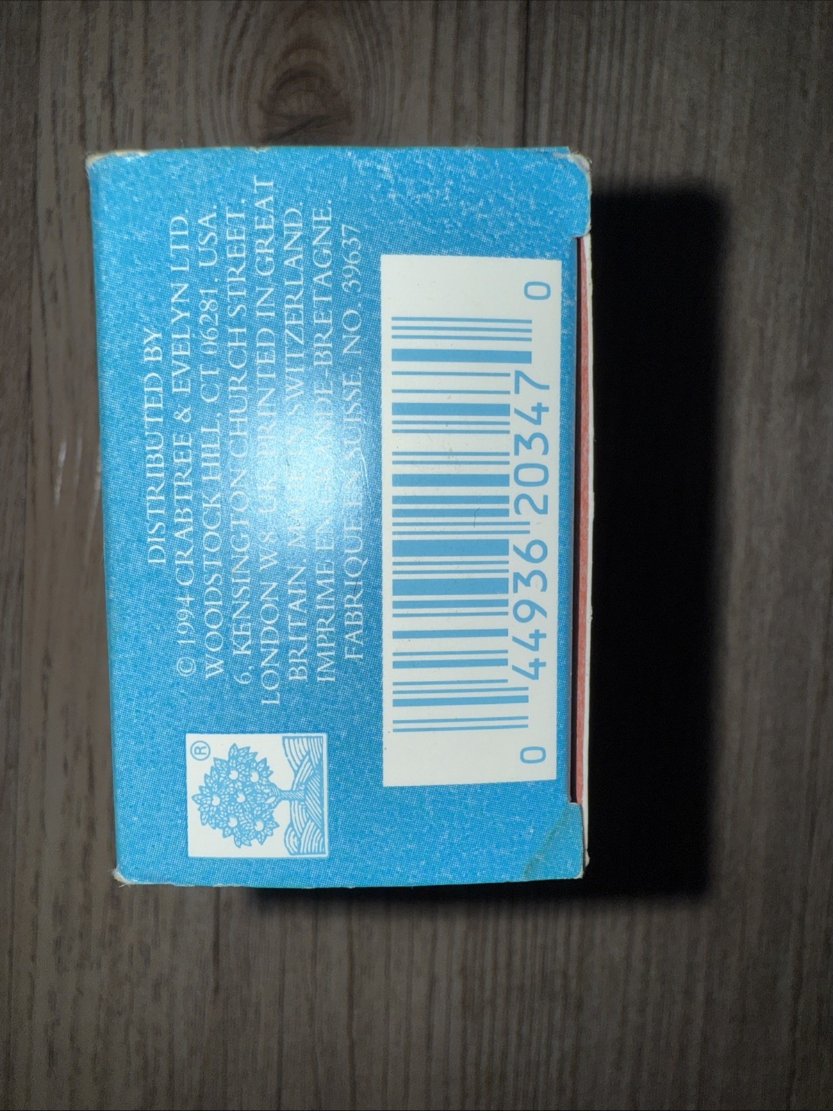 Crabtree & Evelyn La Source Savon Hydrating Shea Butter Moisturizing Soap Bar