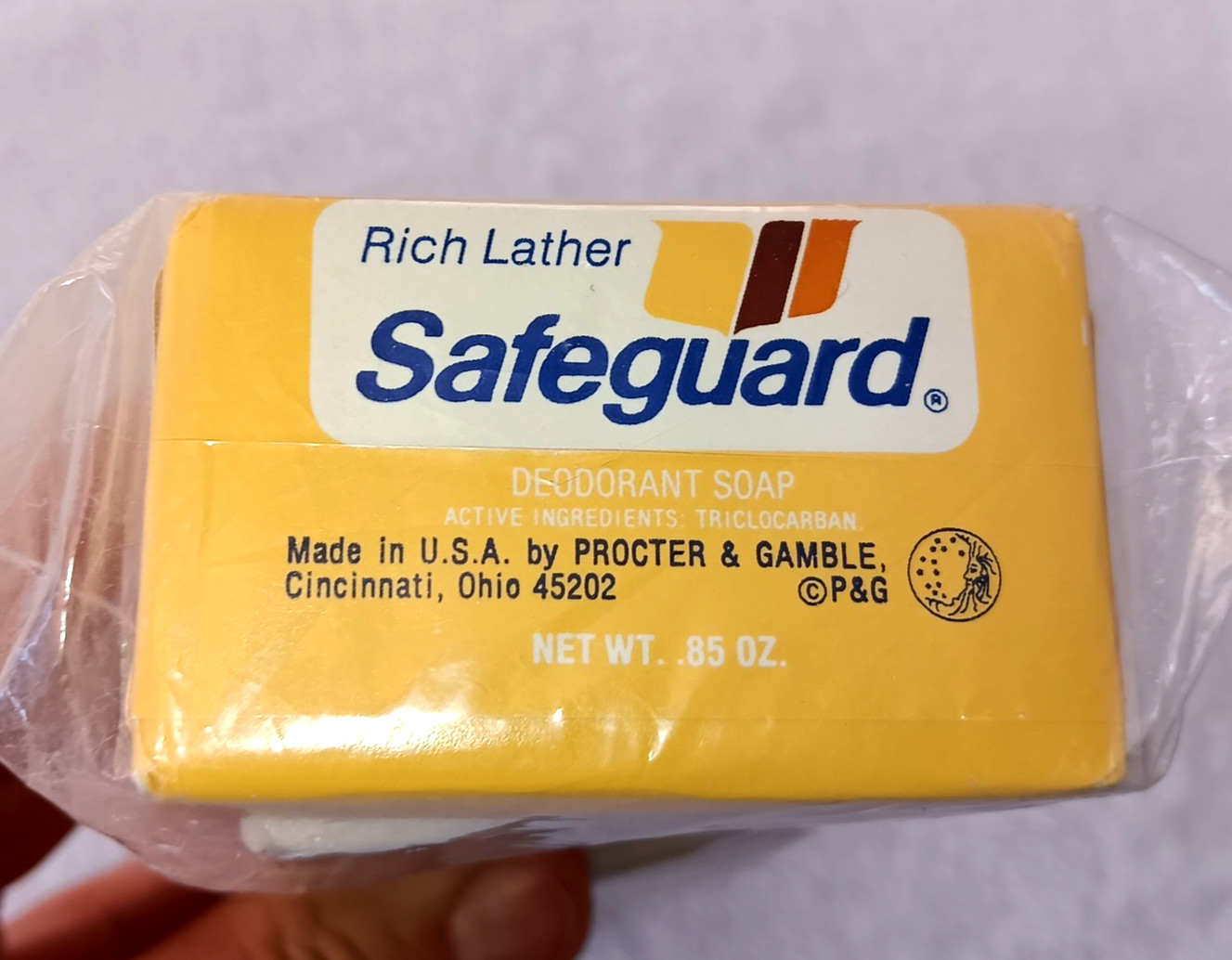 19 Mini Bars (.85 each) Vintage Safeguard Beige Bar Soap 1980s P&G NEW Old Stock