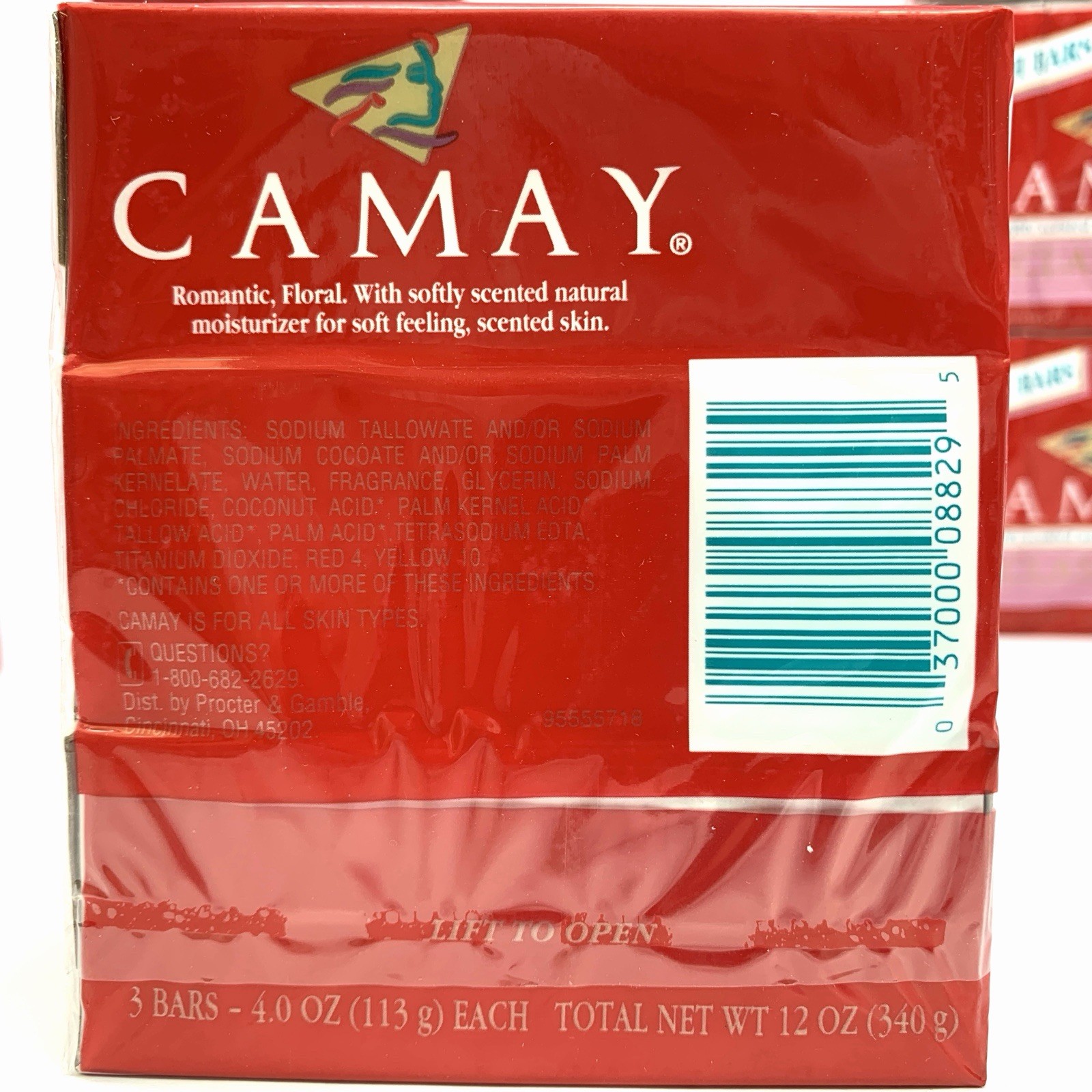 Lot 10 x 3 Packs Camay Soap Pink Classic Softly Scented Discontinued Bath Bar