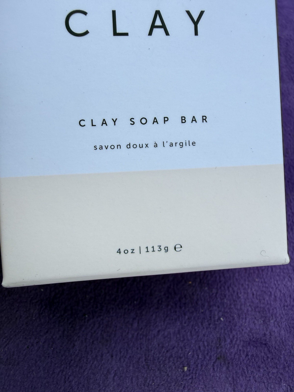 HERBIVORE PINK CLAY FRENCH CLAY GENTLE CLEANSING SOAP BAR 4oz/ 113g