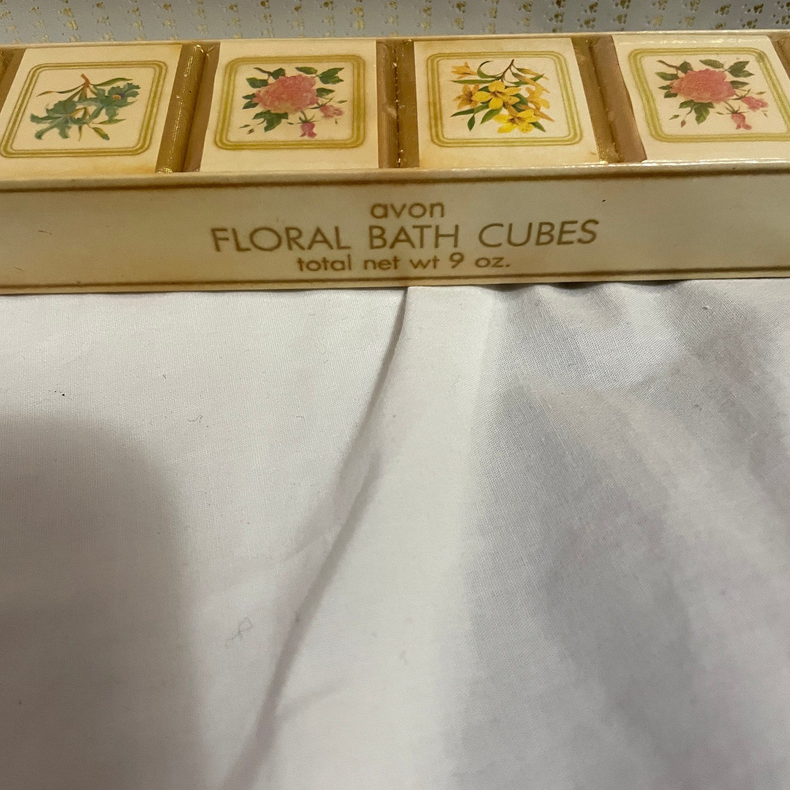 Lot of NOS Vtg 3 Avon Bar Soap Cake Sets & 1 Set of Bath Cubes Guest Bath Hostes