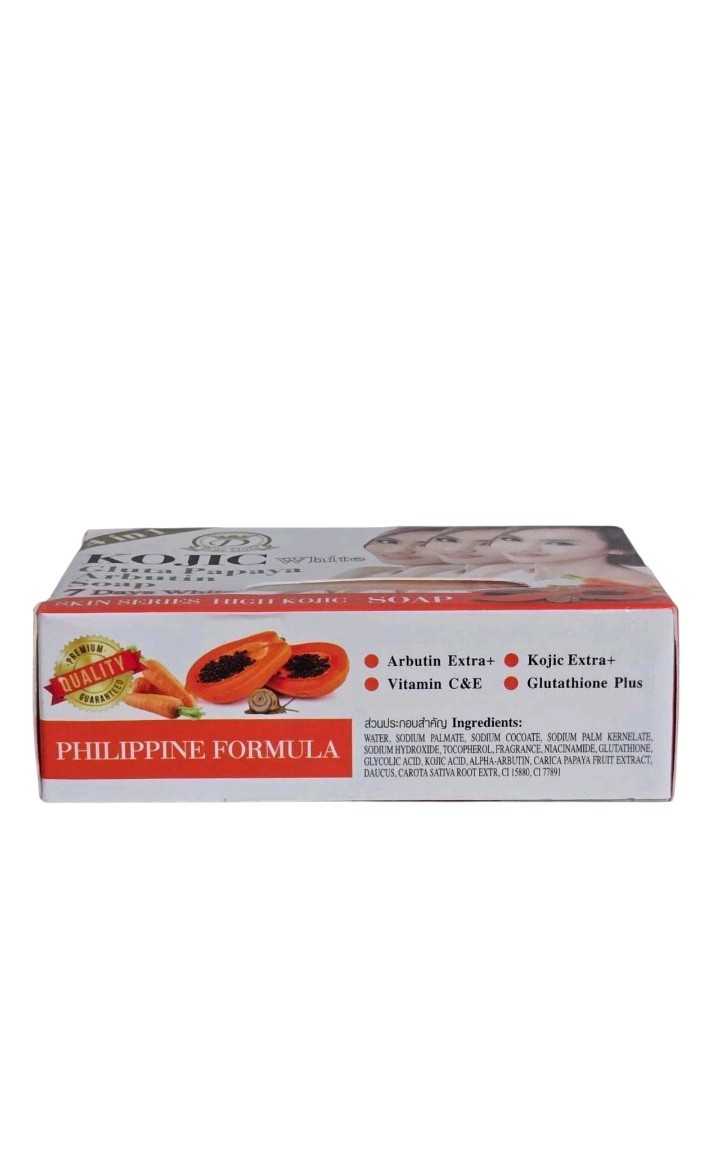 Authentic Kojic Gluta Papaya Arbutin 7 Days Soap Lightening Whitening New Result