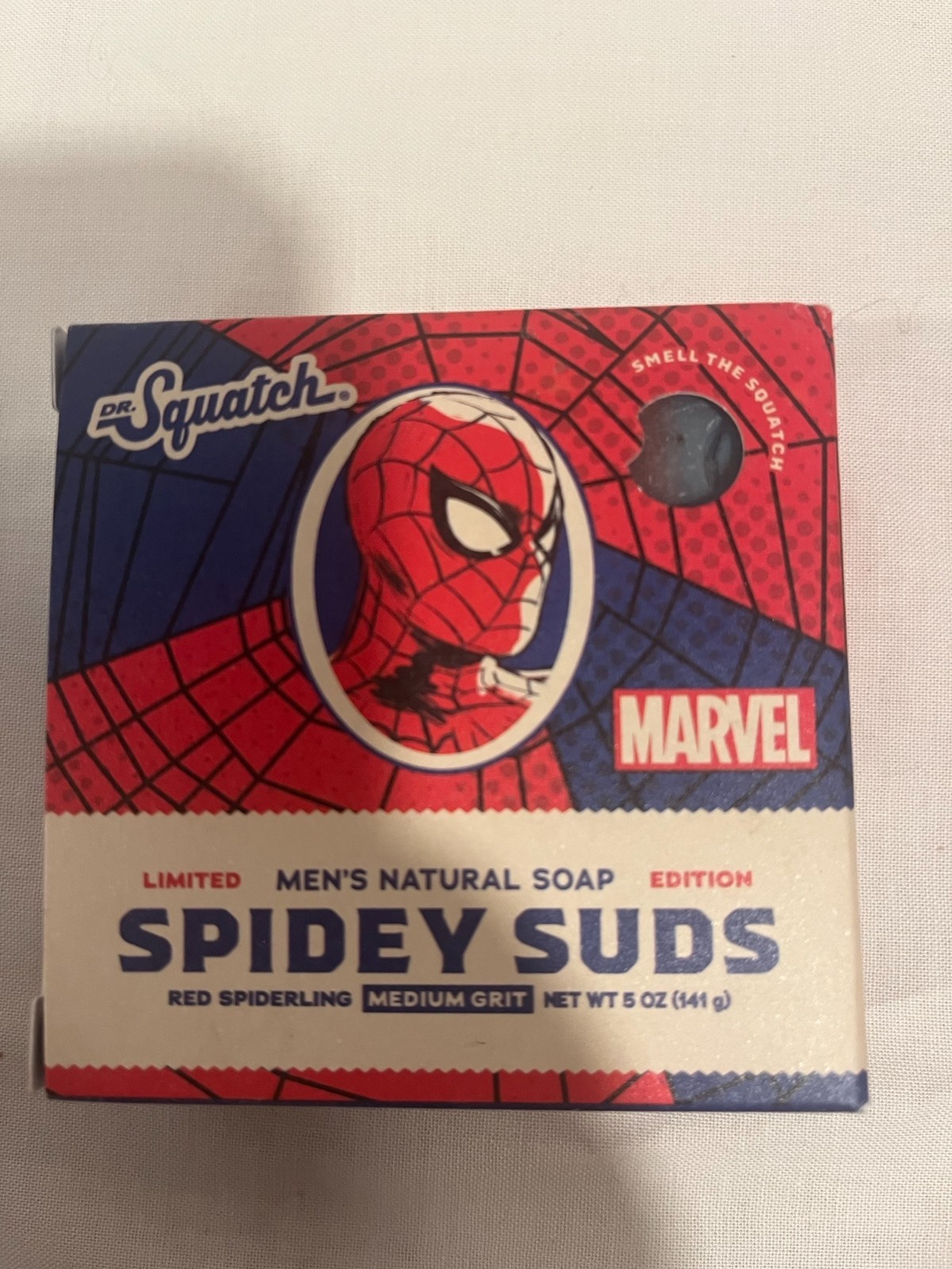 Dr Squatch 2 pack Limited Edition Marvel Spidey Suds Bar Soap