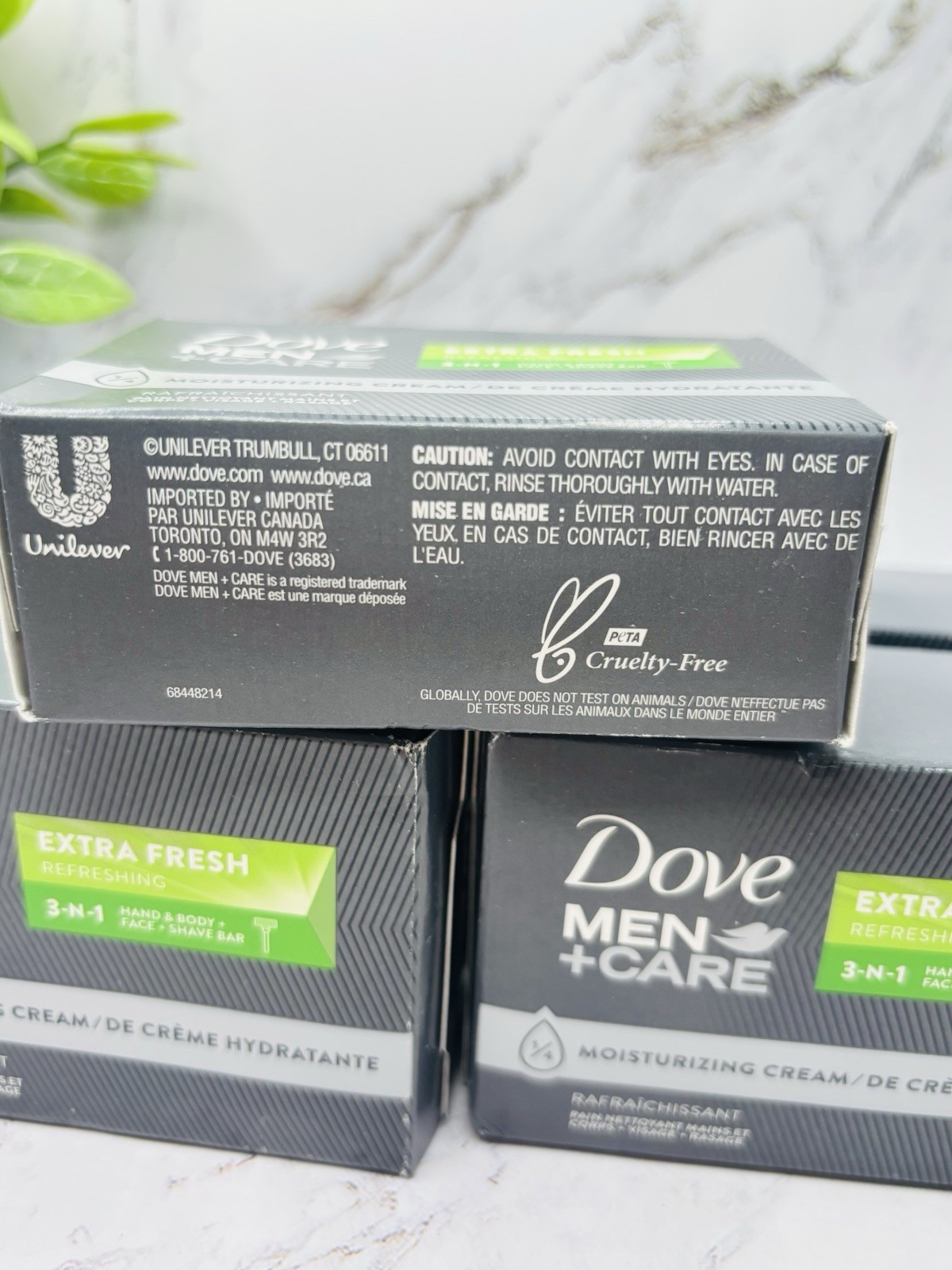 Dove Men+Care Body and Face Bar Soap Extra Fresh 3.75 oz 5-Count