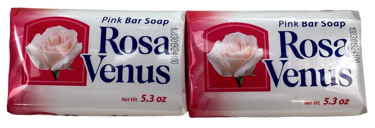 Jabon Rosa Venus Rosado Classic 150 g / 5.3 oz Soap Bar, 2, 4,6,10,20 or 40 Pack
