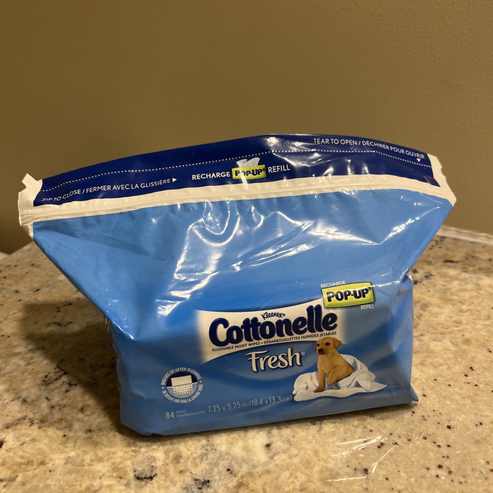 Cottonelle Flushable Wet Wipes 84 Count, ~ DISHEVELED PACKS ~ UNOPENED 2007