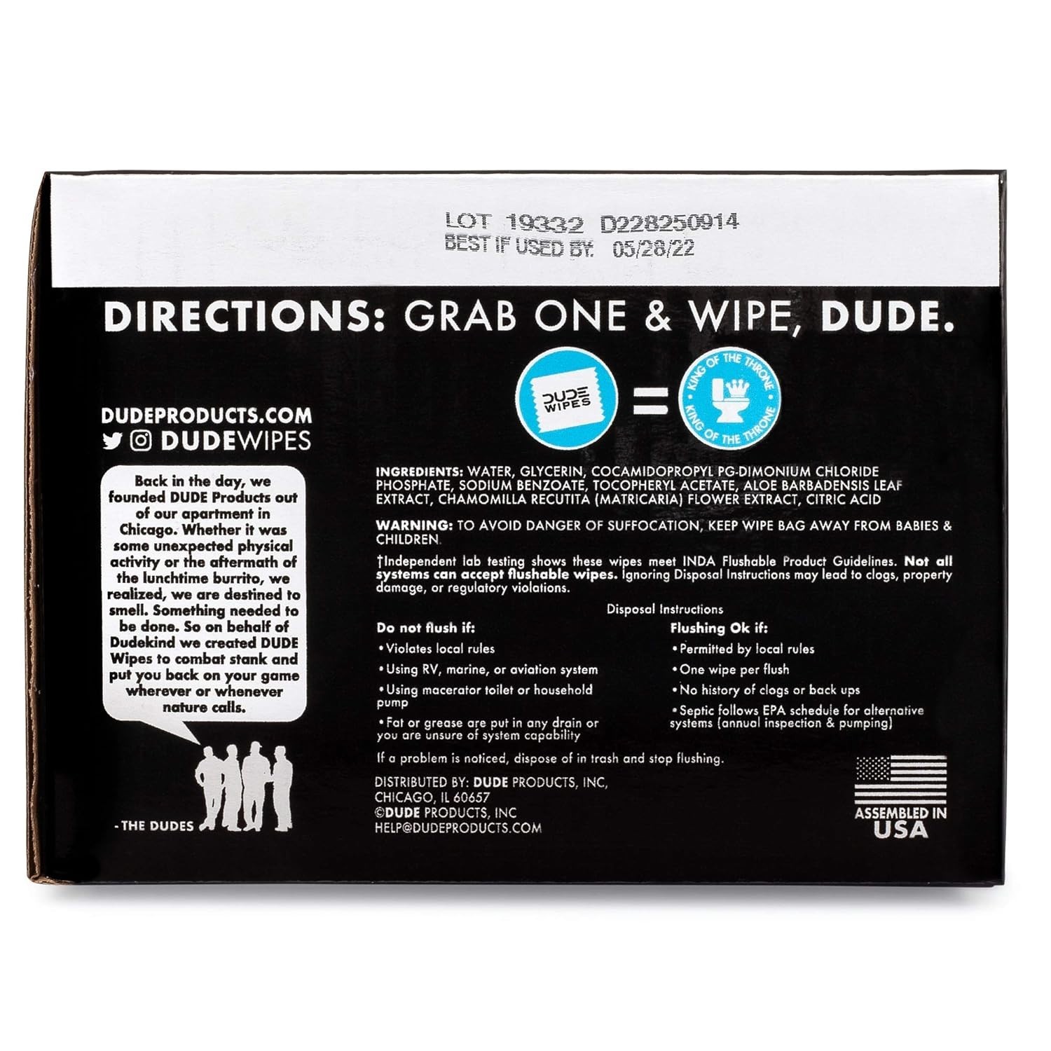 Unscented Adult Wet Wipes – Vitamin E & Aloe