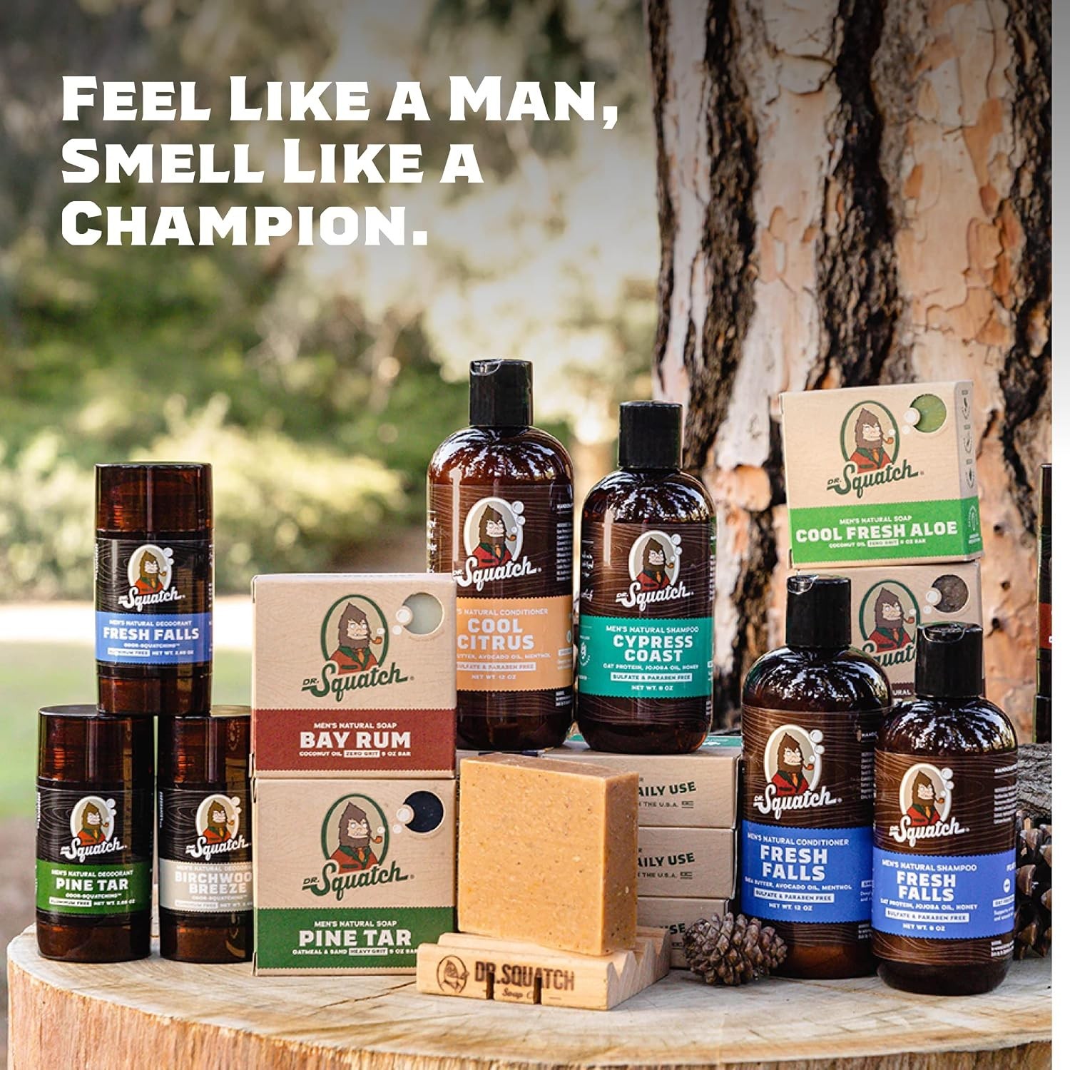 Men’s Gift Set: Natural Bar Soap, Cold Process with Fresh Citrus & Aloe 5 oz