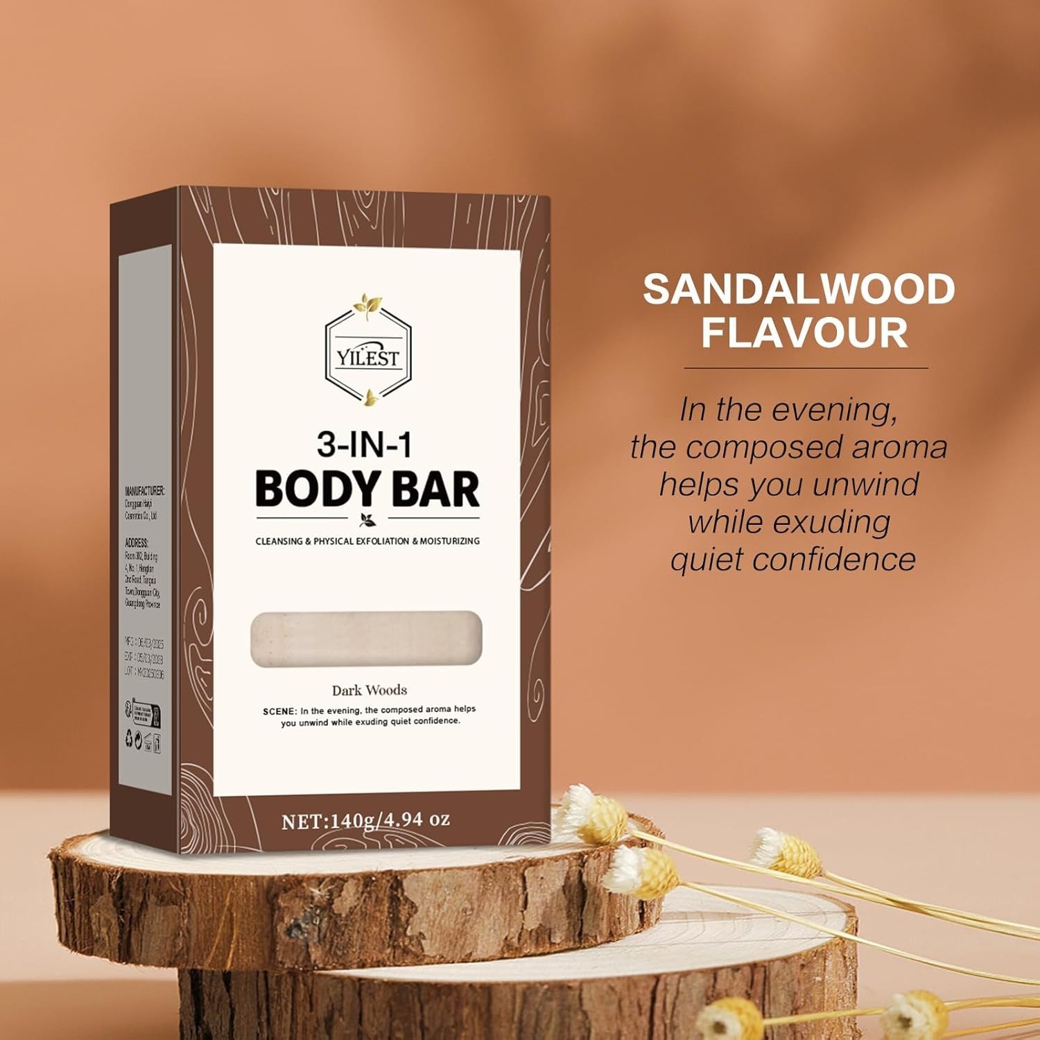 3-in-1 Men’s Body Bar Soap Set for Summer – 2 PCS Exfoliating & Moisturizing …