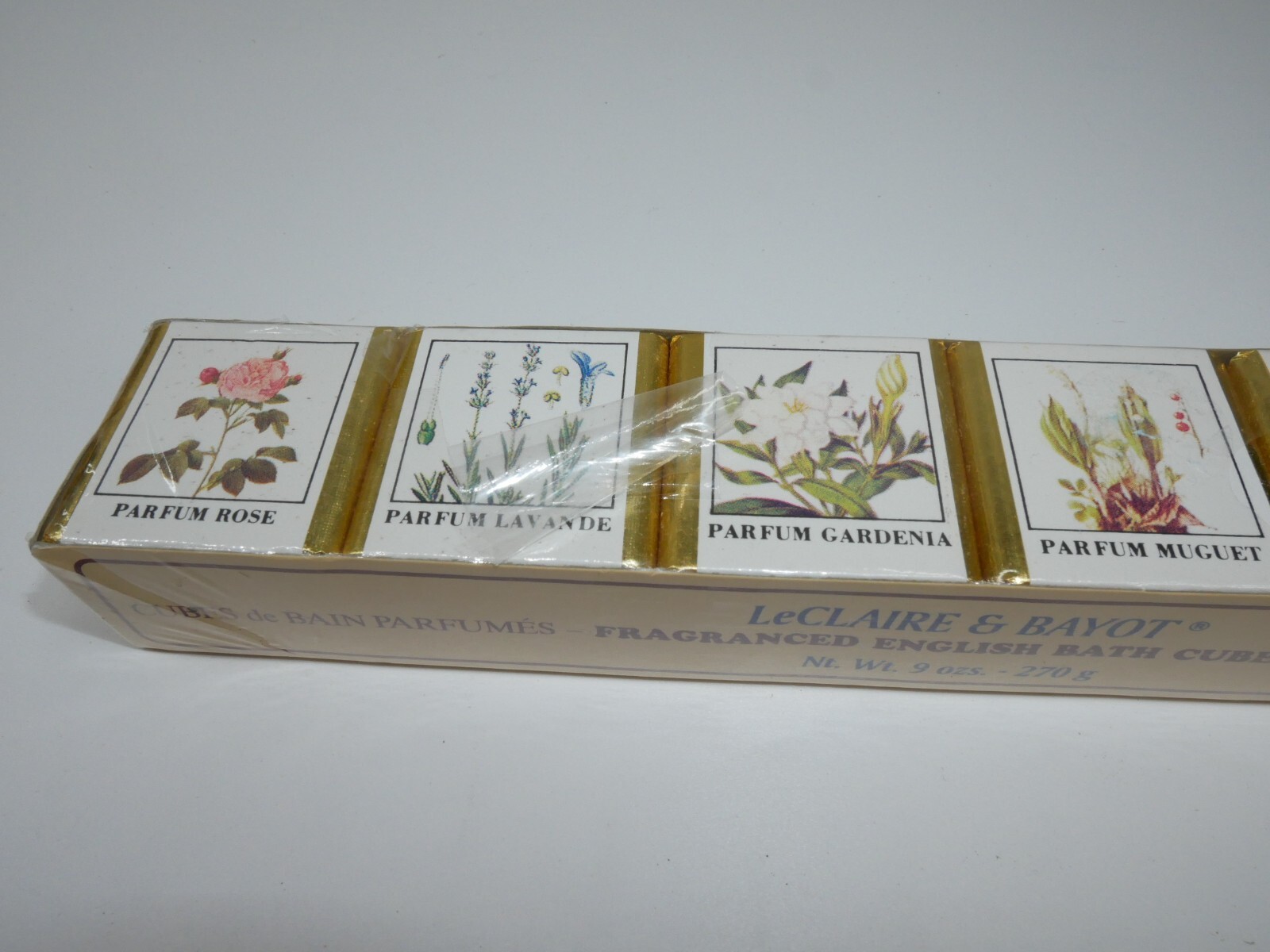 LeClaire & Bayot, Inc. English Country Garden Fragranced Perfume Bath Cubes