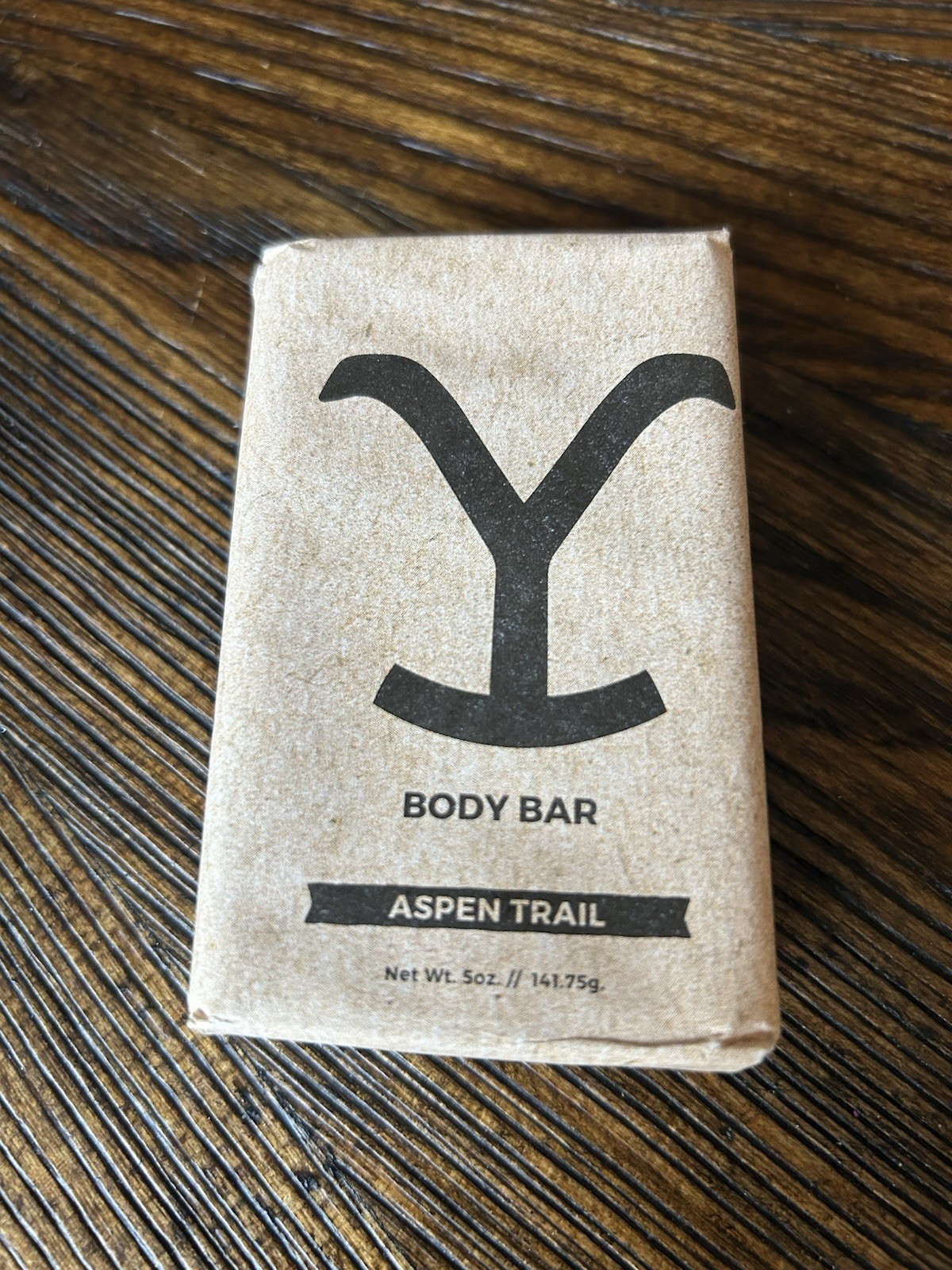 Yellowstone Aspen Trail Body Bar Soap 5 oz for Men, Rectangular, Beige