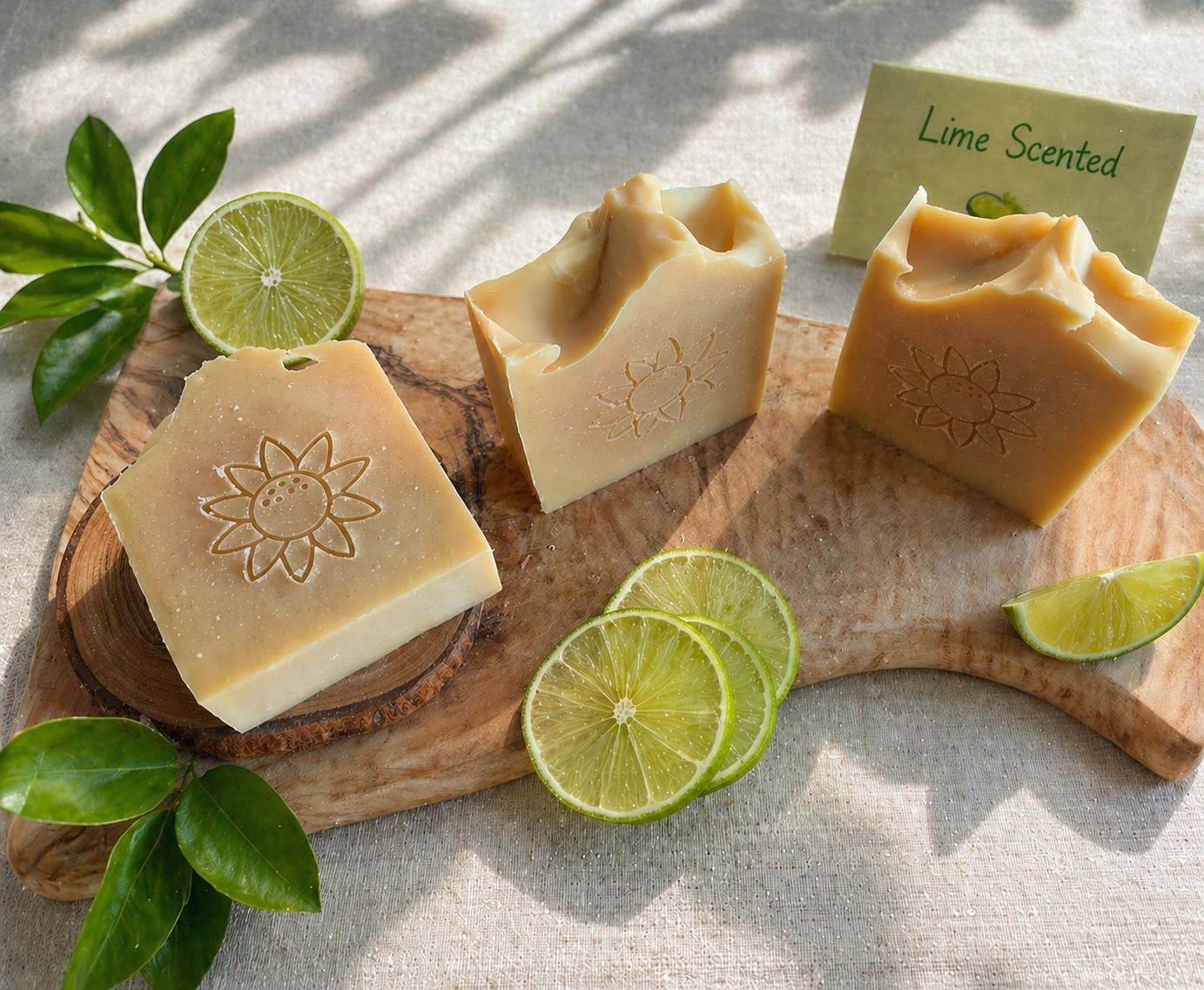 Lime Verbena. Handmade Tallow Soap. Goat Milk Soap. Aloe. Tallow. Homemade Soap.