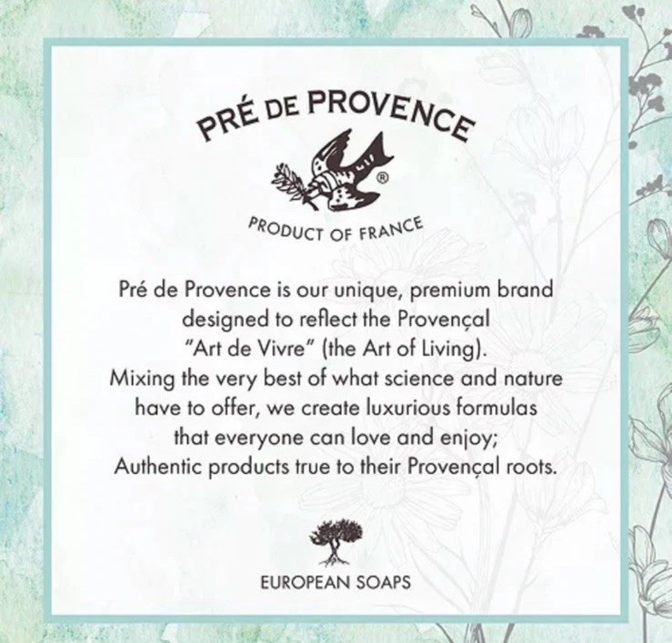 Pre de Provence Raspberry Shea Butter Enriched Soap 6Bars box 250 Gram