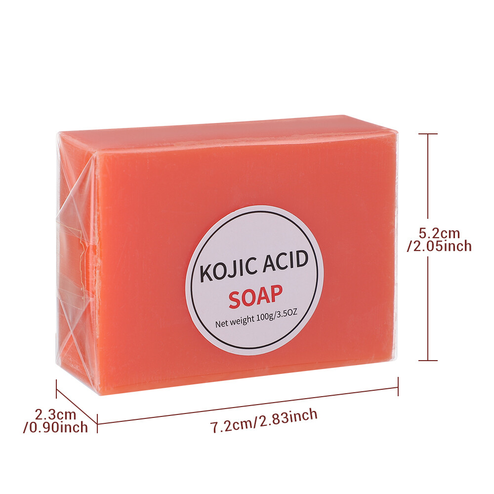 2PCS Skin Brightening Soap Original Kojic Acid Soap for Dark Spot Whitening 100g