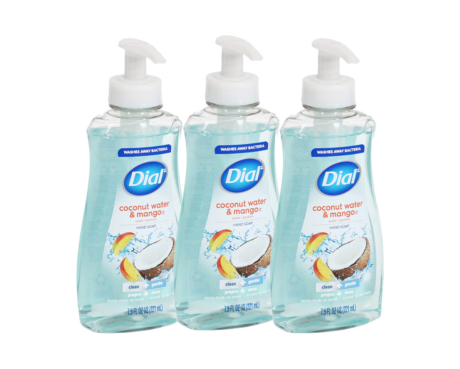BRAND NEW 3-6 PACK Dial Hand Soap – Coconut Water & Mango, 7.5 oz. (Each)