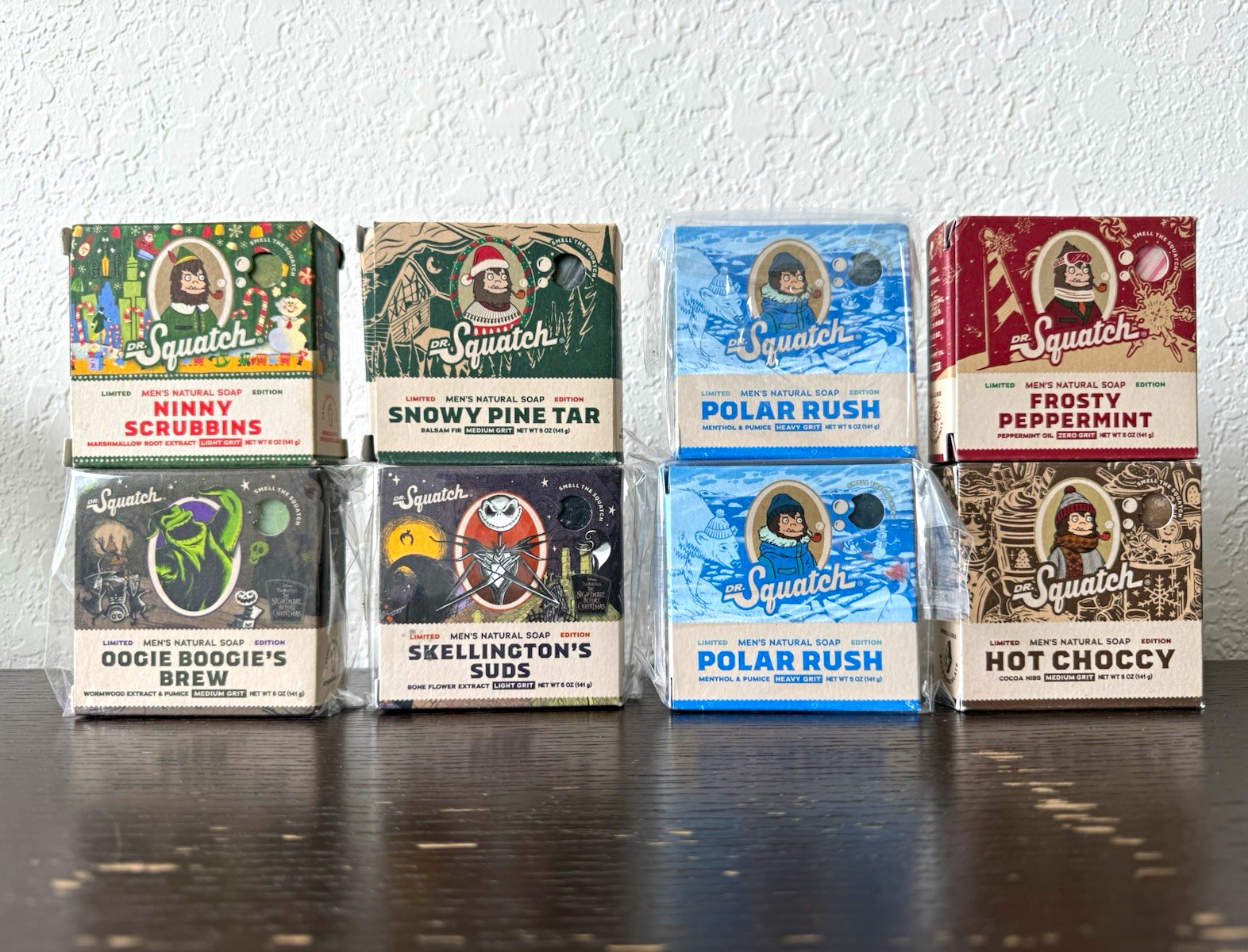 Dr. Squatch Limited Edition Men’s All Natural Christmas/ Holiday Multipack