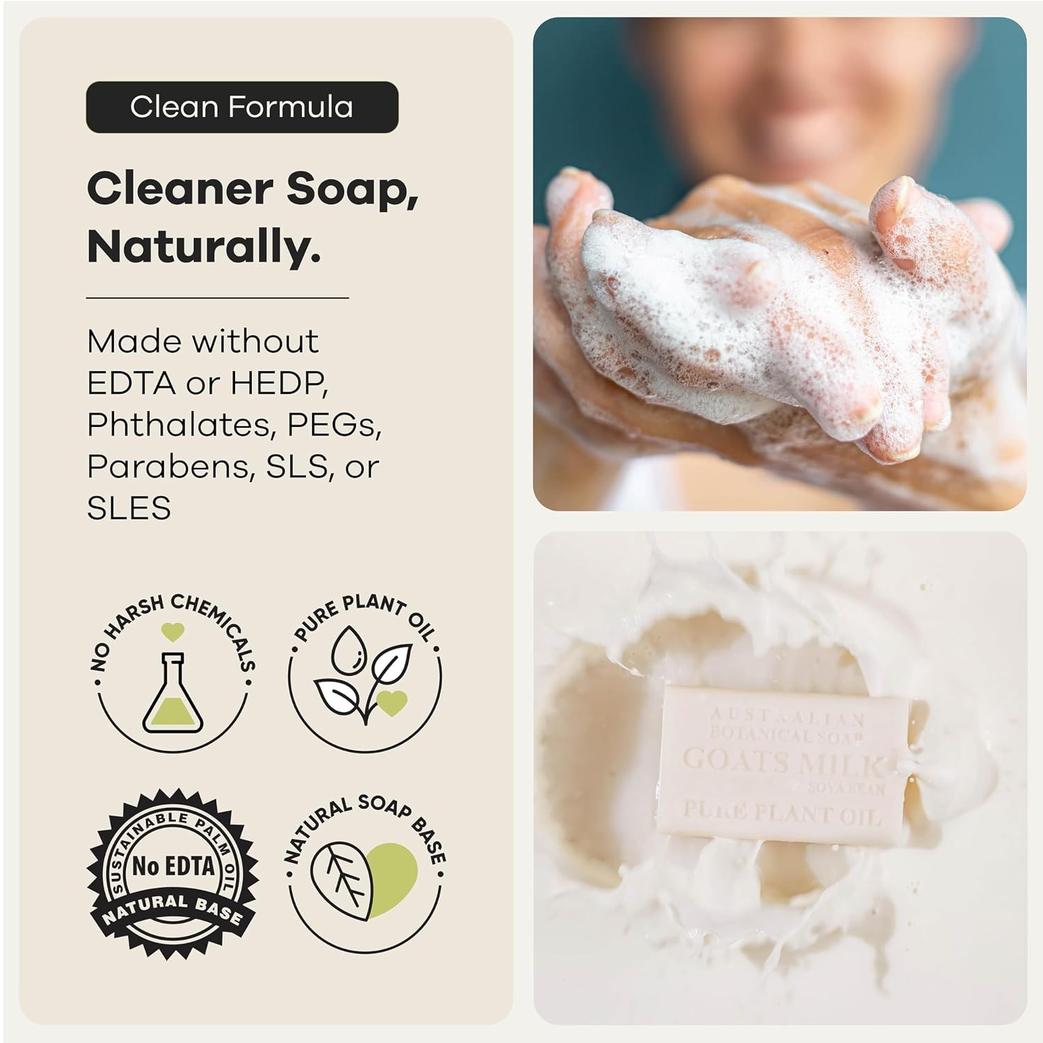 Moisturizing Goat Milk Soap with Soya Bean Oil
