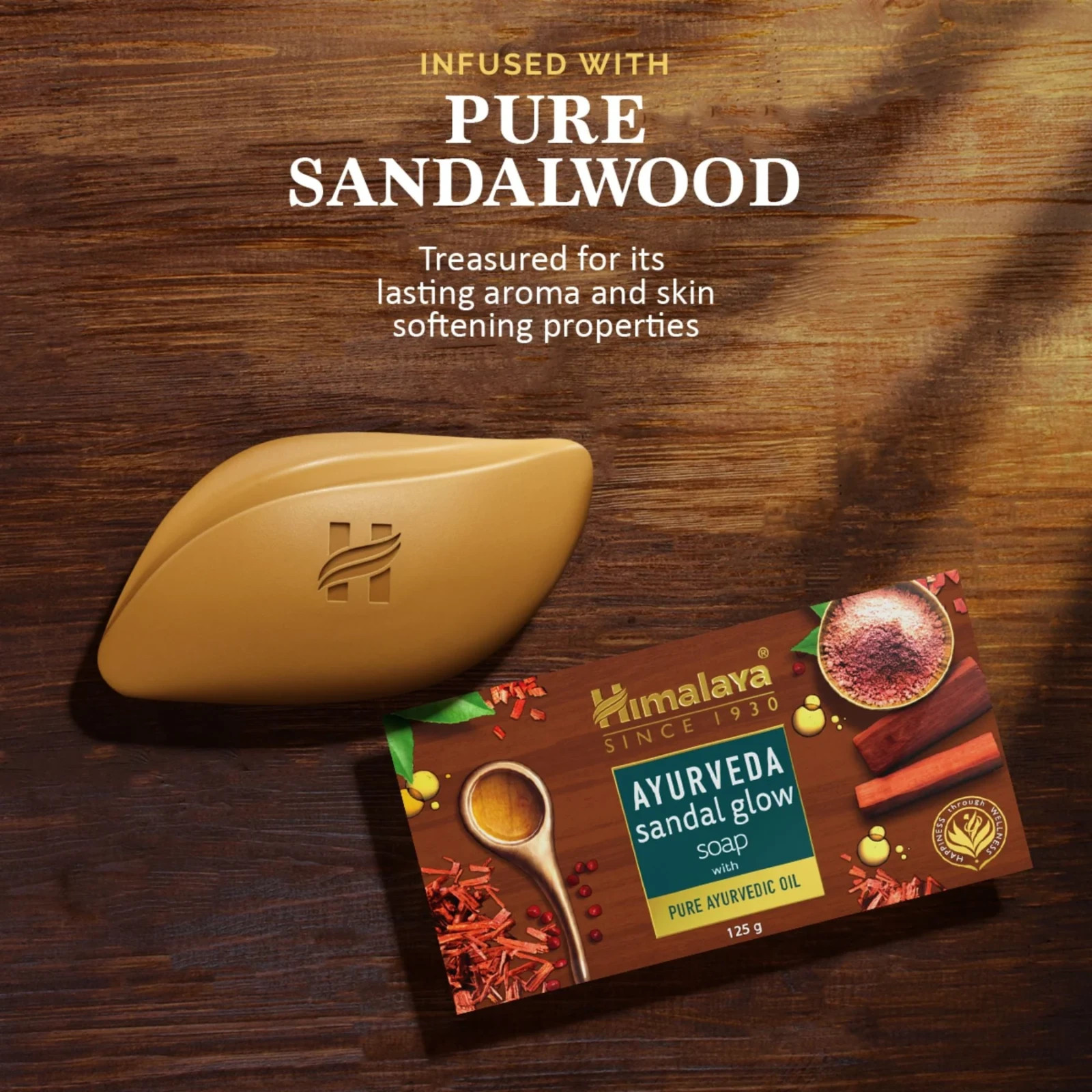 4 packs x Himalaya Ayurveda Sandal Glow Soap | 75gm FREE SHIPPING