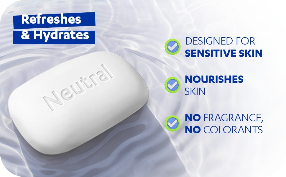 GRISI NEUTRAL NEUTRO SOAP Balancing 3.5 oz Scent Bar Hand Face Jabon 8 Pack