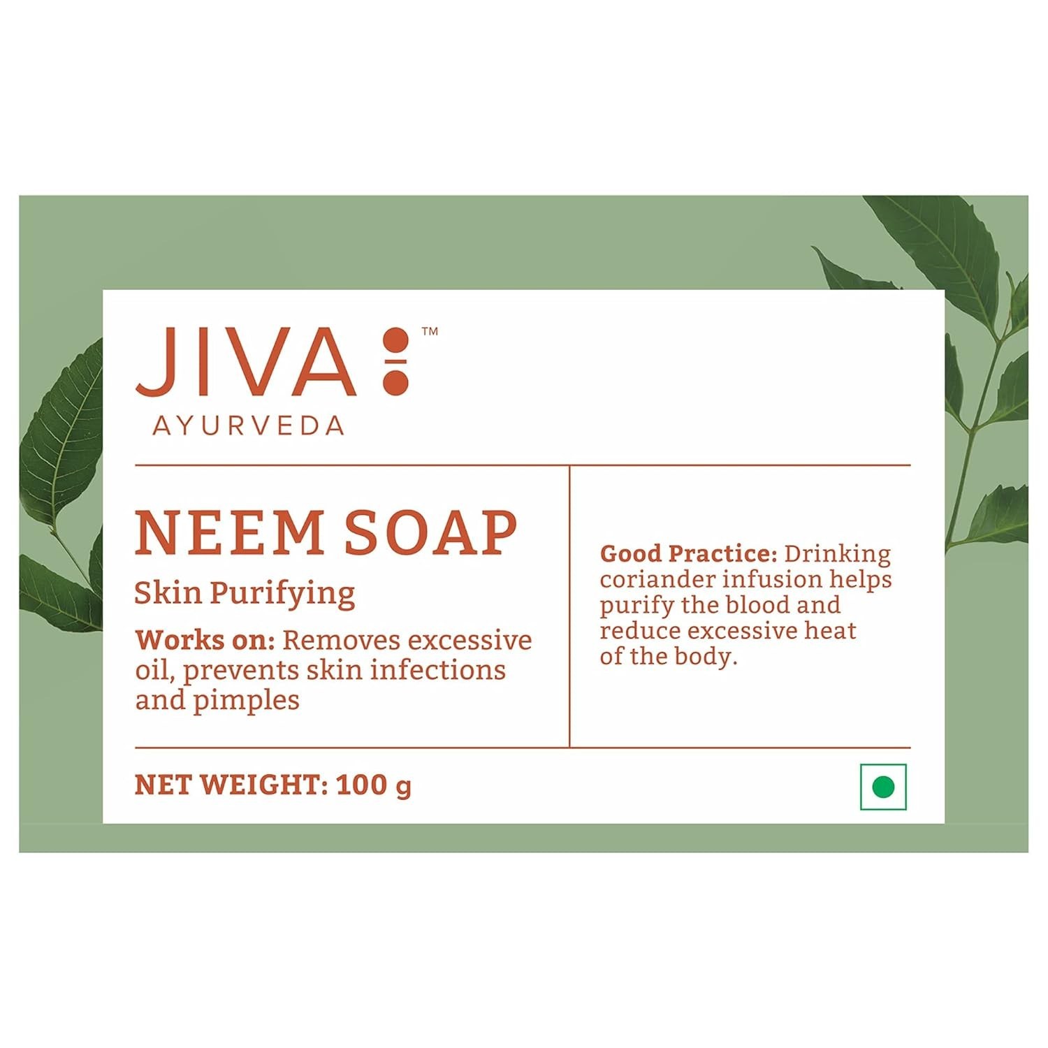 Neem Soap – 100gm | Deep Cleansing Of Pores | Prevent Pimples, Acne (Pack of 4)