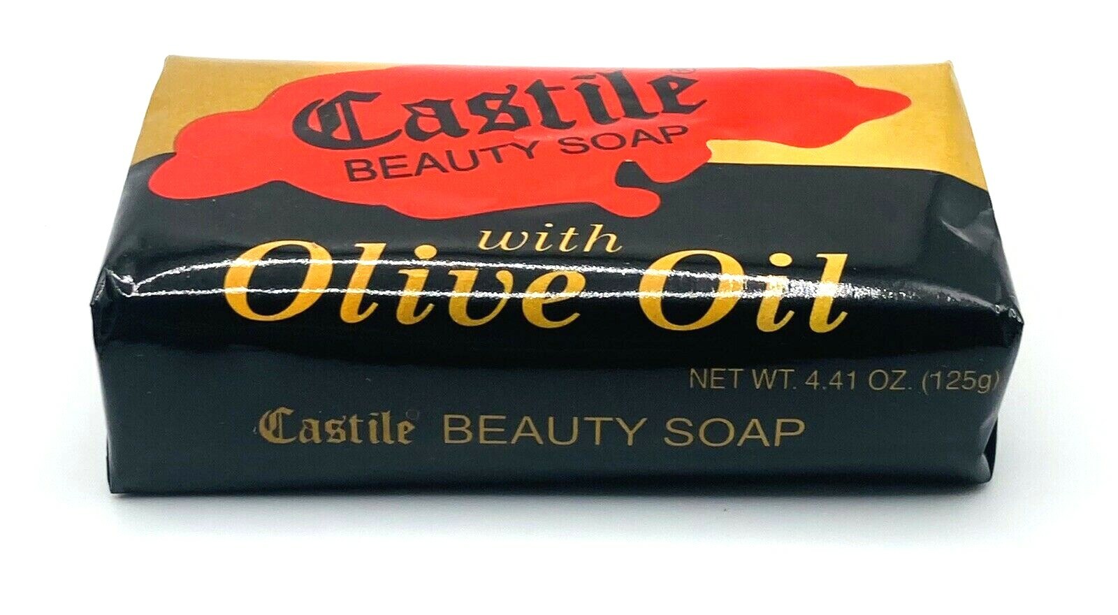 2x Castile Olive Oil Beauty Soap Bars Gentle Daily Cleansing Care, 3.5 oz