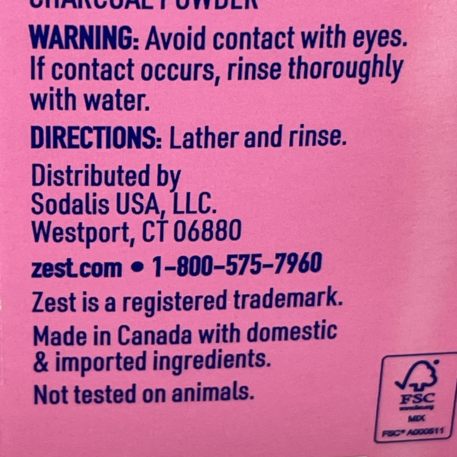 Lot Of 2 Zest Simply Almond Berry Luxurious Scented Moisture Bar 7.05oz New
