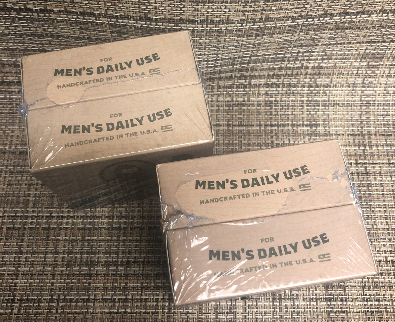 Dr. Squatch Bar Soap Pine Tar, Spearmint Basil – Two Scents LOT of 4 – 5oz Bars