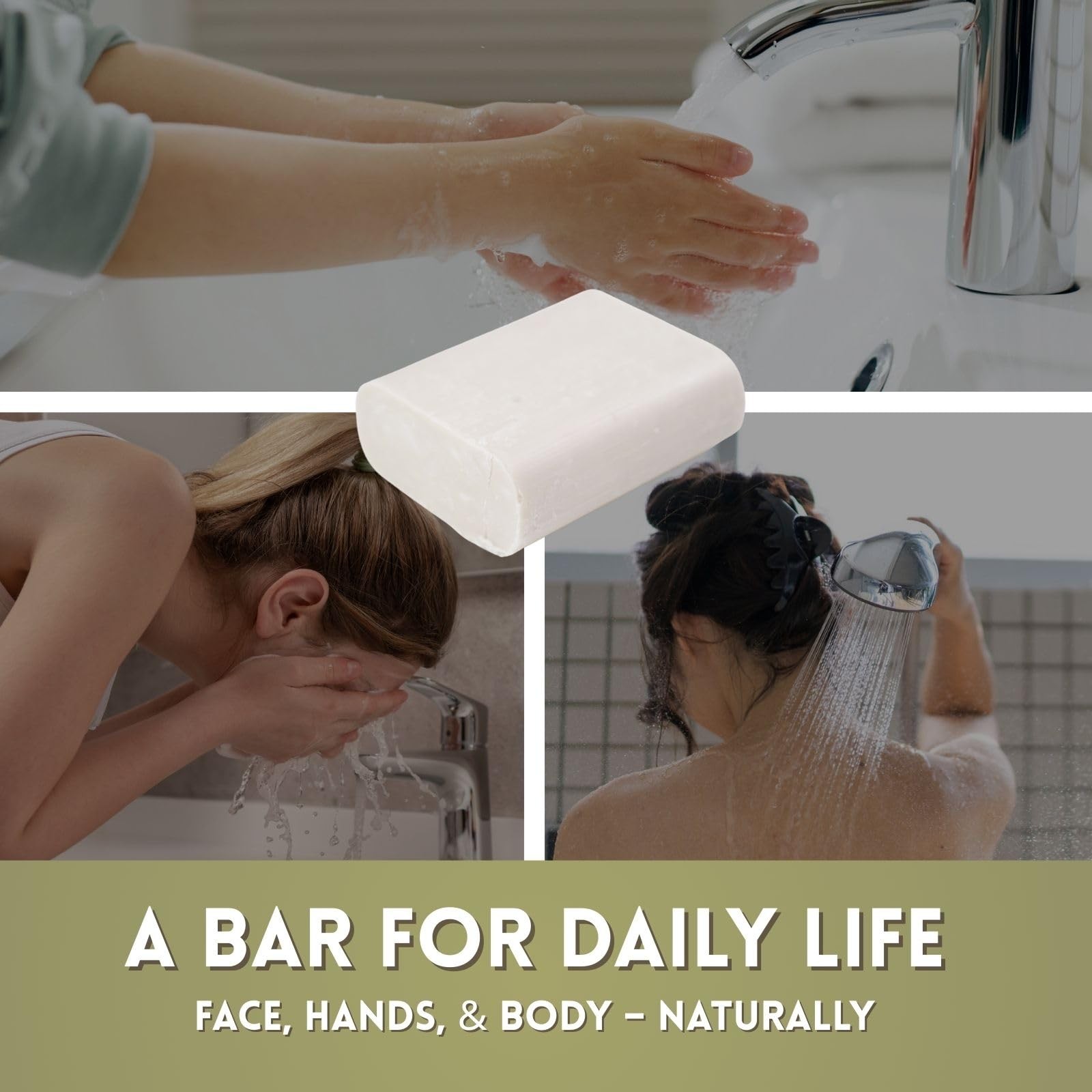 Farms Fragrance Bar Soap with Bentonite Clay 5 oz Bars (5 Pack) Vegan, Made i…