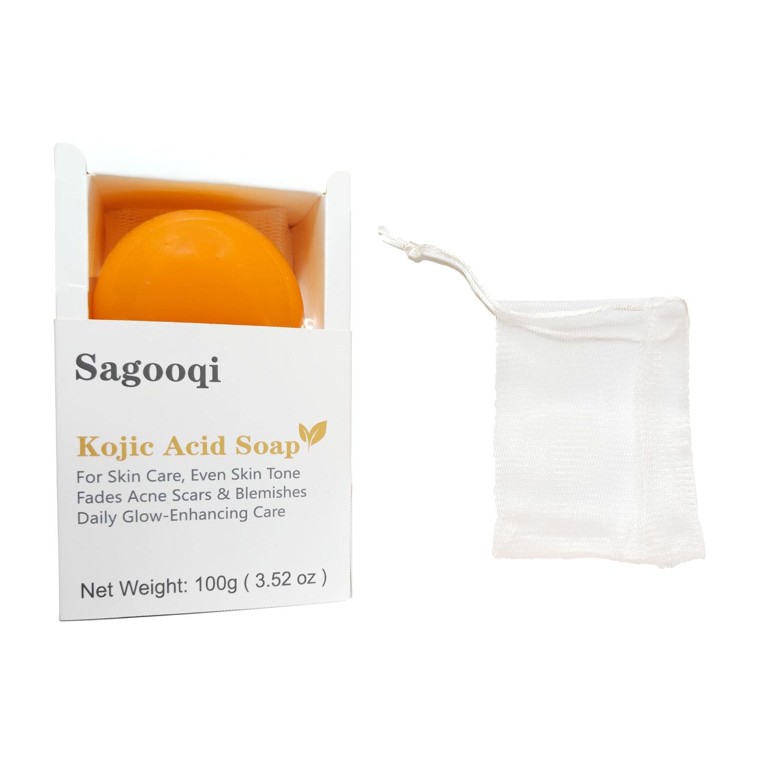 Kojic Acid Soap Turmeric & and Body Cleansing Bar Refreshing Glow for Dull Sk…