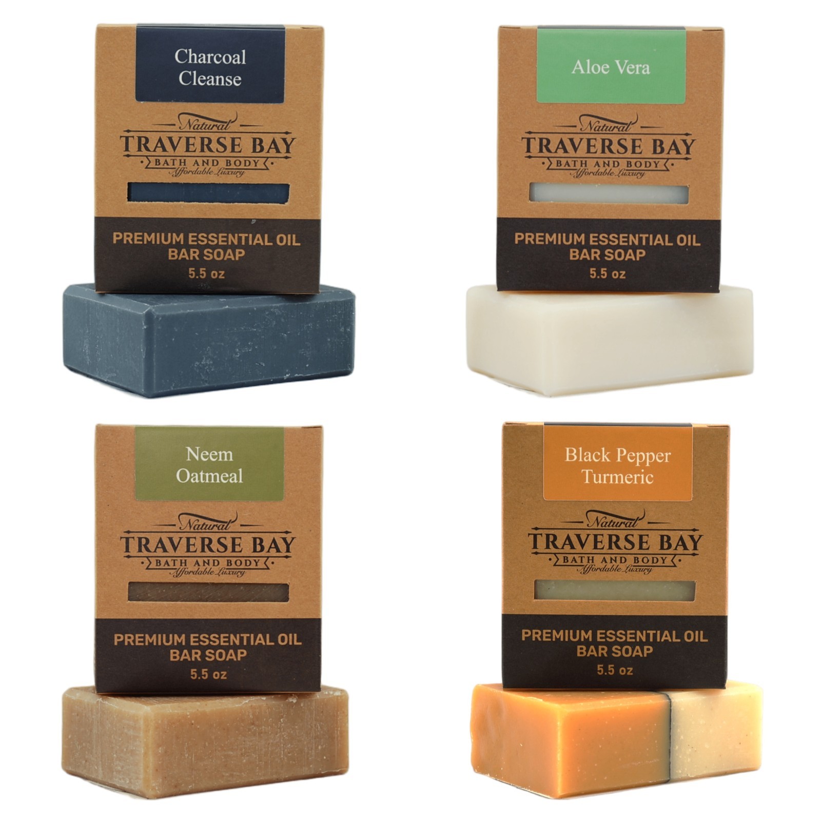 Natural Cold Process Soap You-Pick Variety Pack, 5.5 bars, 22+ oz total