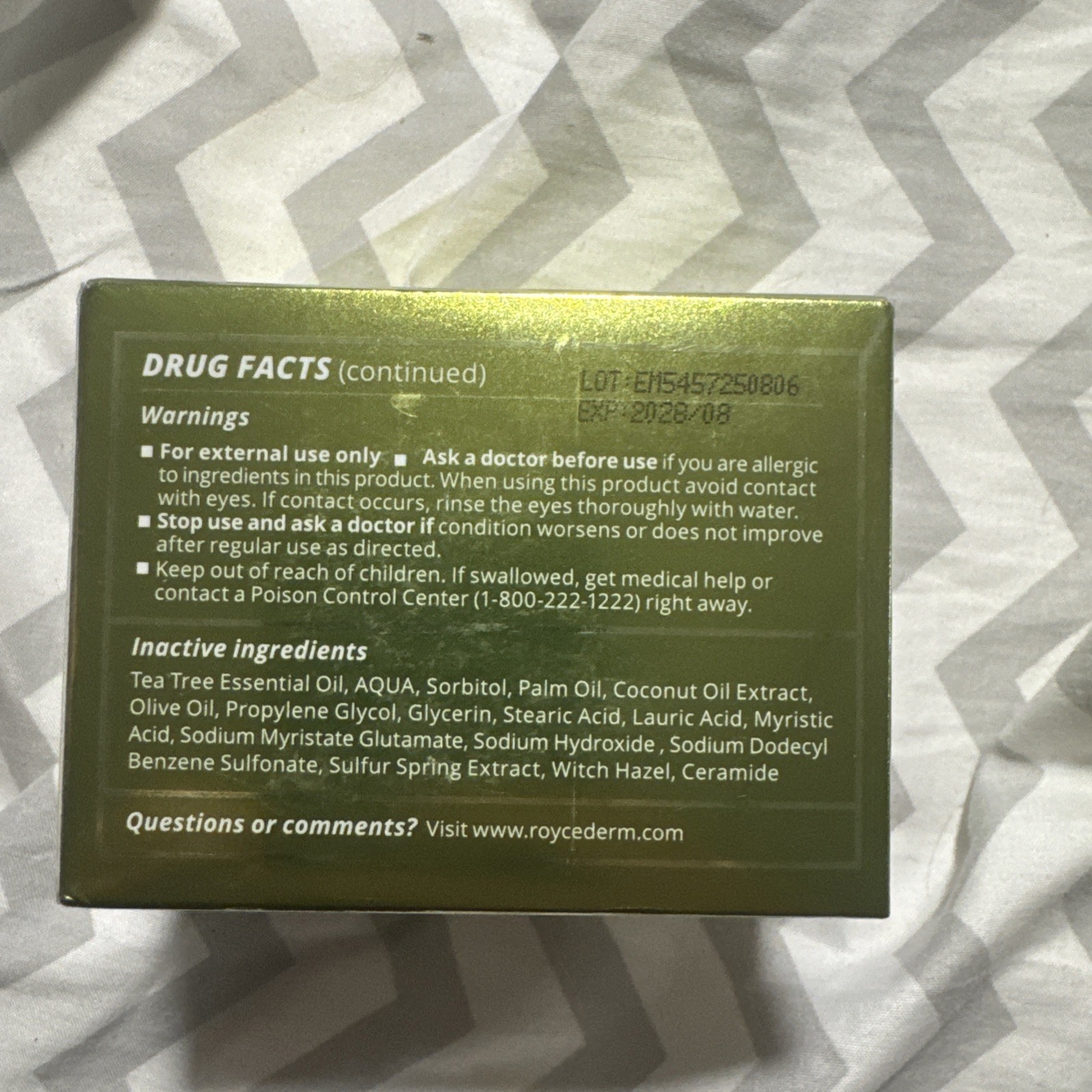 Roycederm Antifungal Antibacterial Tea Tree Soap: Antifungal Antibacterial Treat