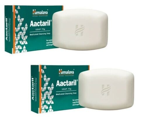 2 X Himalaya Herbals AACTARIL SOAP 75gm For Treating Skin Infections/ FREE SHIP