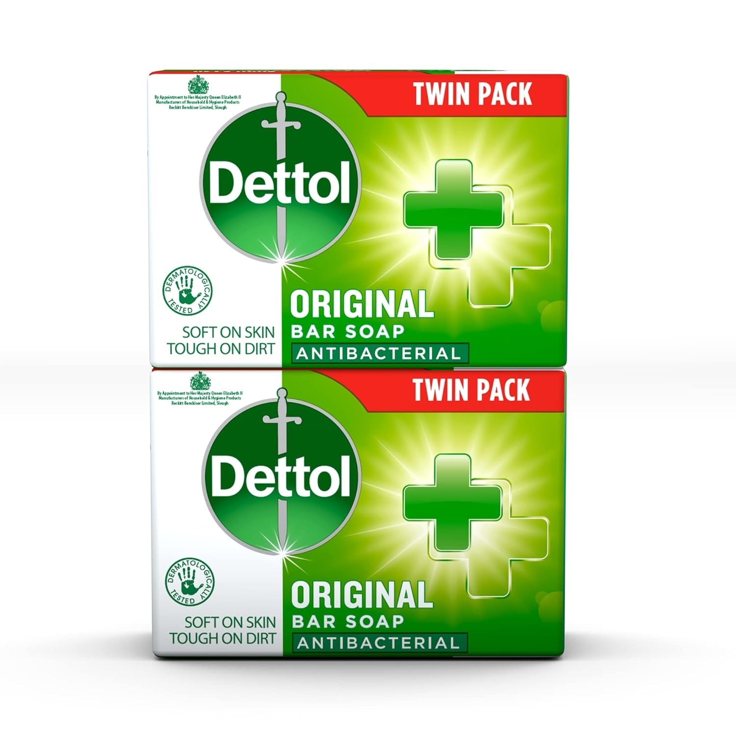 100g Bar Soap Twin Pack – Gentle, Moisturizing, and Bacteria-Fighting