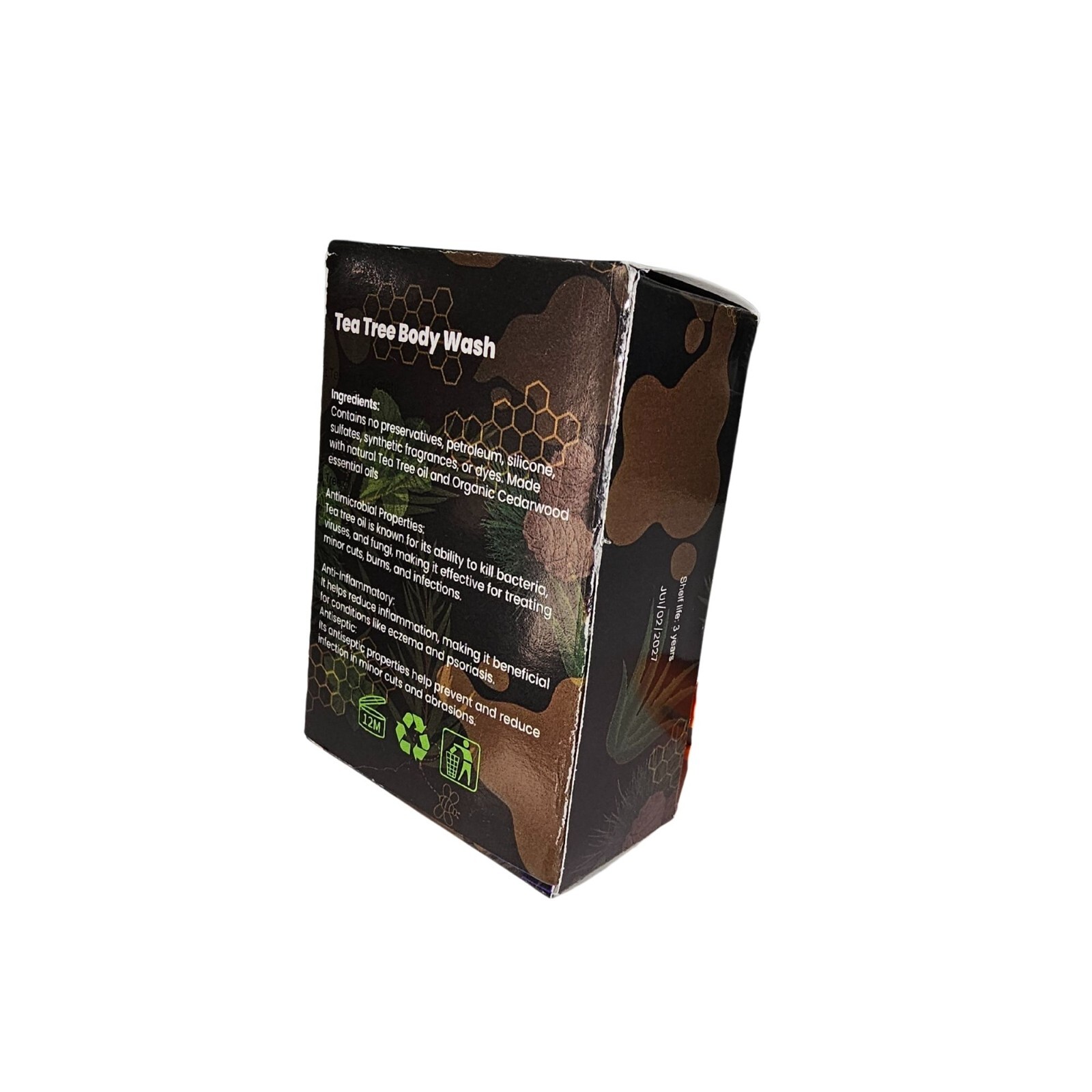 Antifungal Tea Tree Oil Soap For Athletes Foot Jock Itch Acne Eczema 4.5 Oz