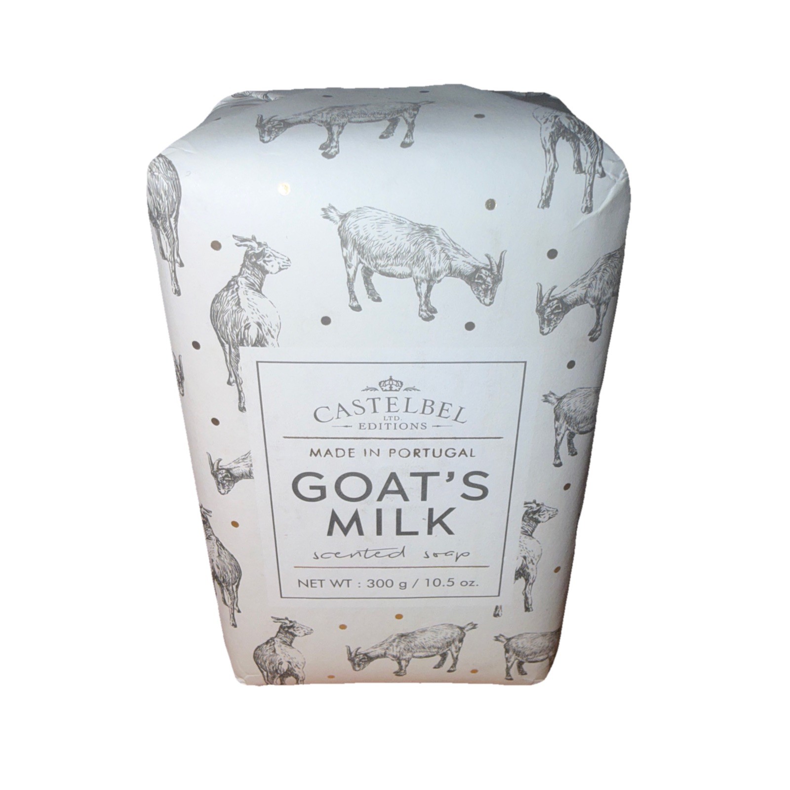 Castelbel Goat’s Milk Soap Set of 1– 300g Bar– Made in Portugal – New