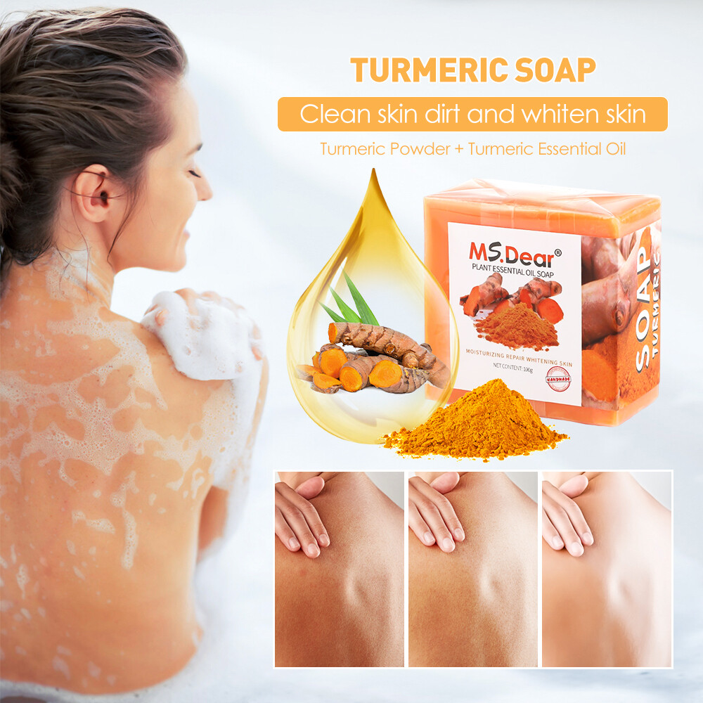 10x Tumeric Soap Skin Whitening Dark Spots lightening Acne Brightening Turmeric