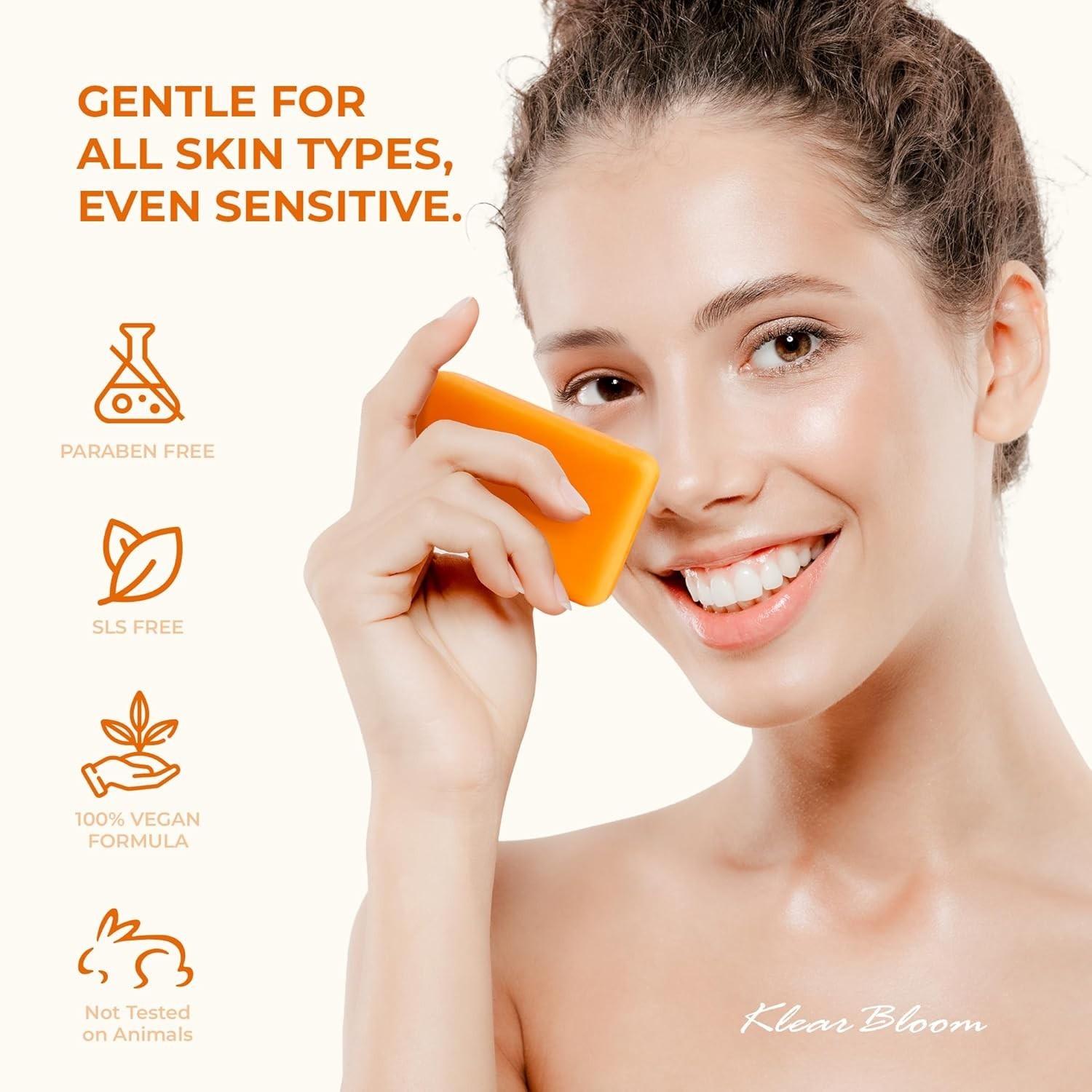 Kojic Acid Soap, Turmeric Soap Bar for Dark Spots Brightening & Moisturizing