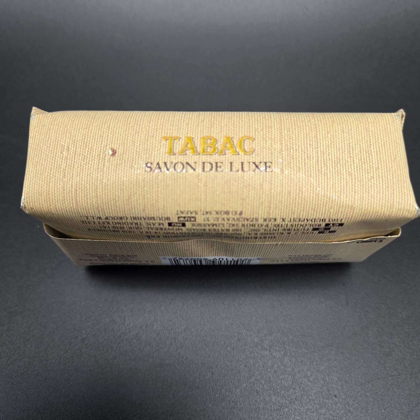Papoutsanis Aromatics Tabac Luxury Soap 125g 4.4oz Bar Greece New NOS
