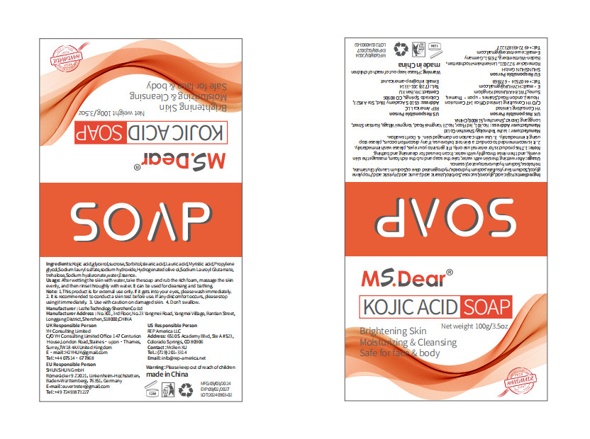 Kojic Acid Soap Dark Skin Whitening Bleaching Lightening Brightening Face & Body